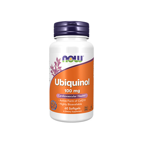 NOW Ubiquinol 100mg - 3x 60softgels