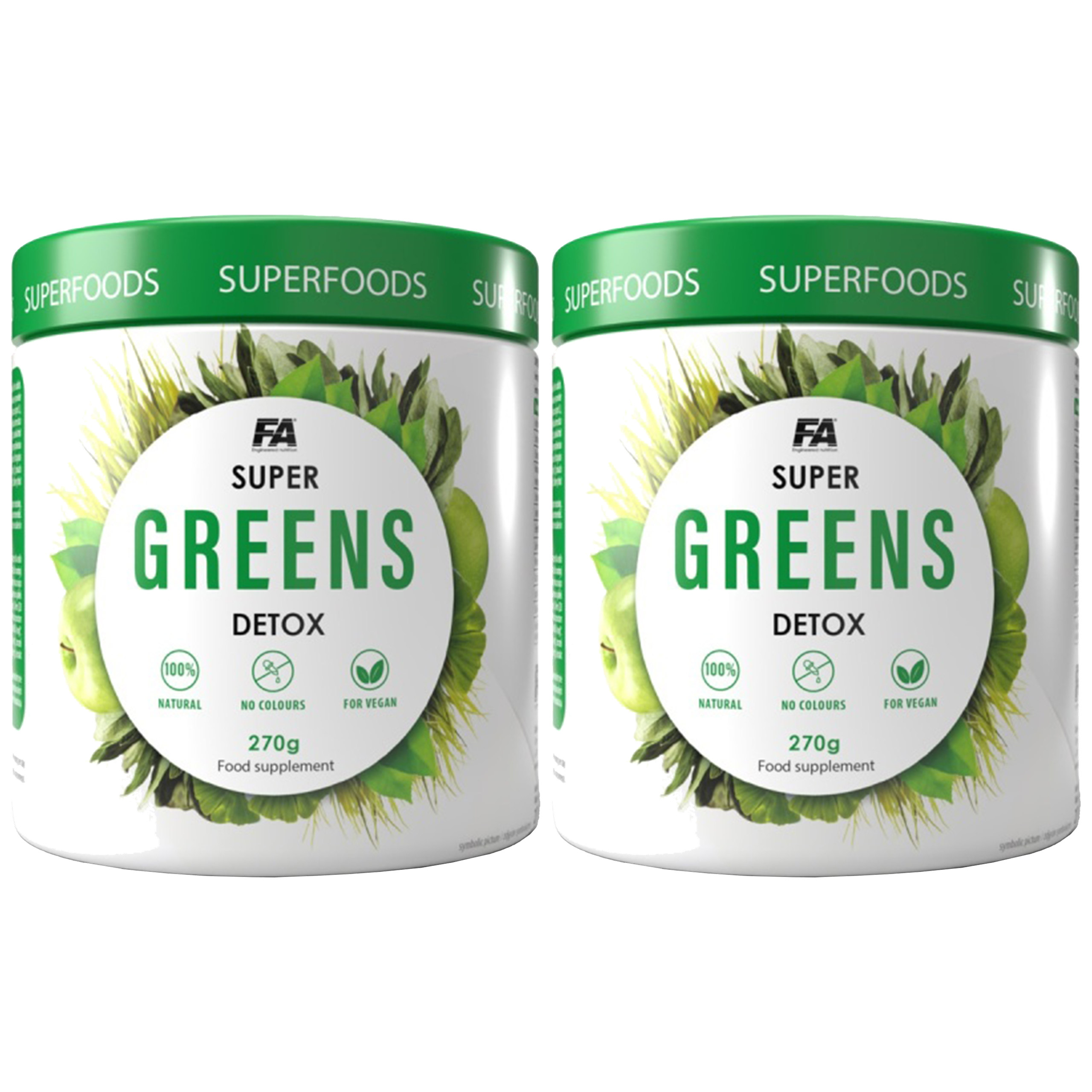 FITNESS AUTHORITY Super Greens Detox - 2x 270g