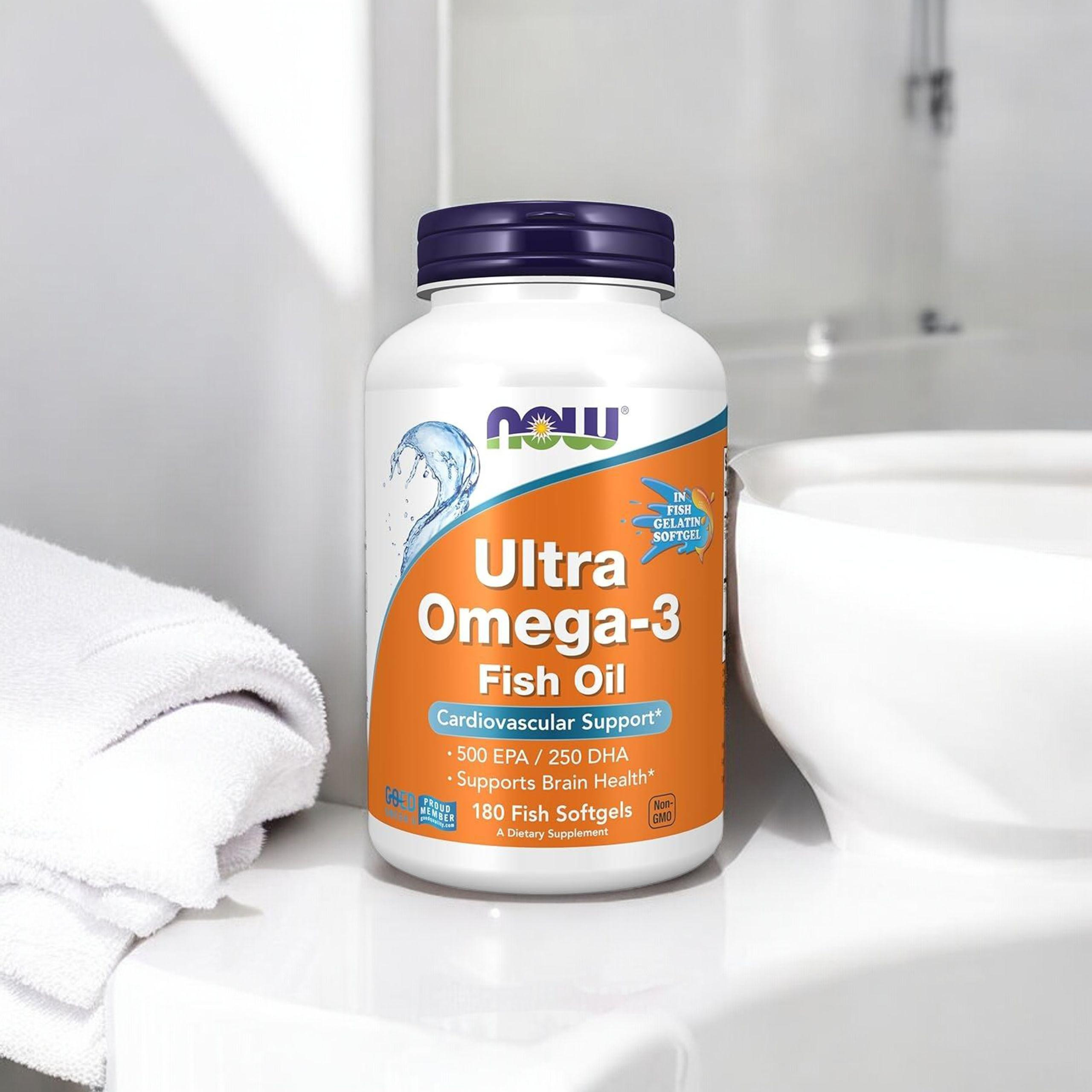 NOW - Ultra Omega-3 - 3x 180softgels