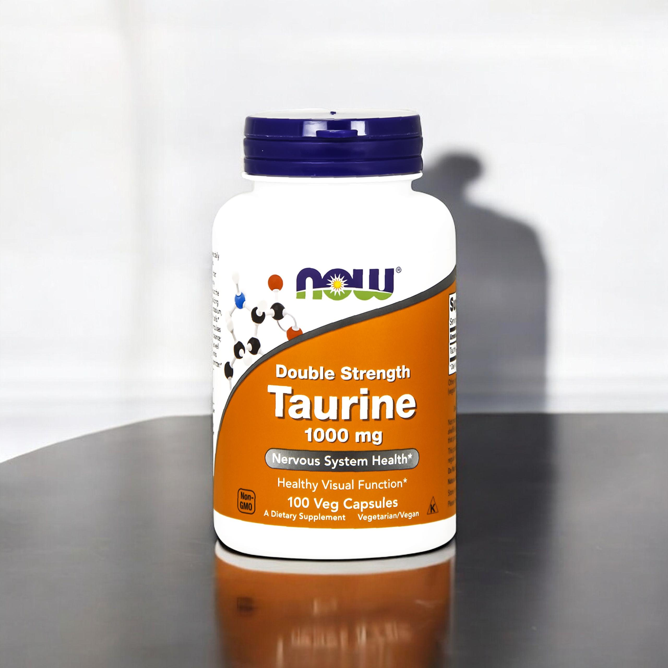 NOW Taurine 1000mg - 2x 100vcaps