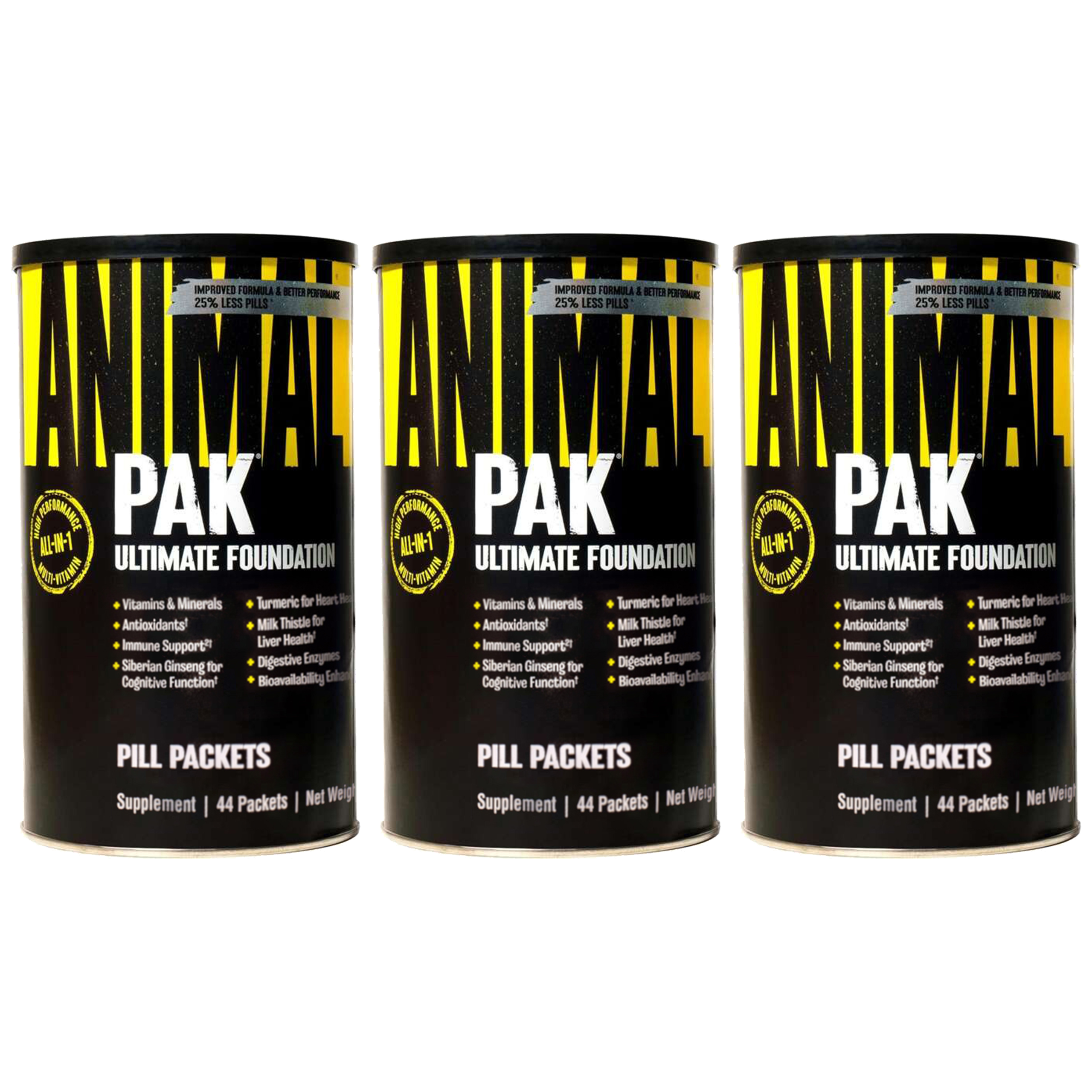UNIVERSAL Animal Pak - 3x 44pack