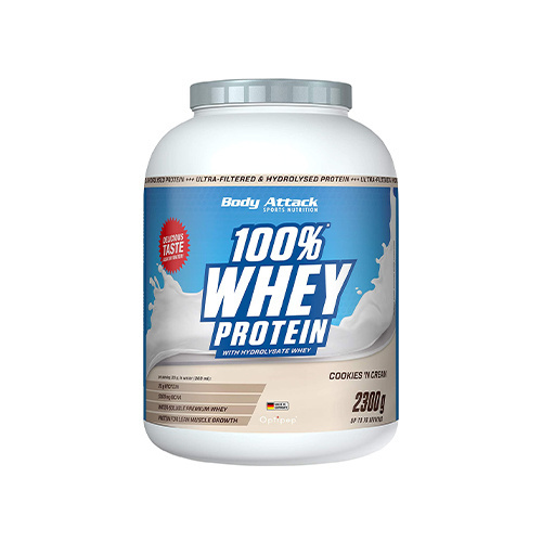 BODY ATTACK 100% Whey Protein - 2300g