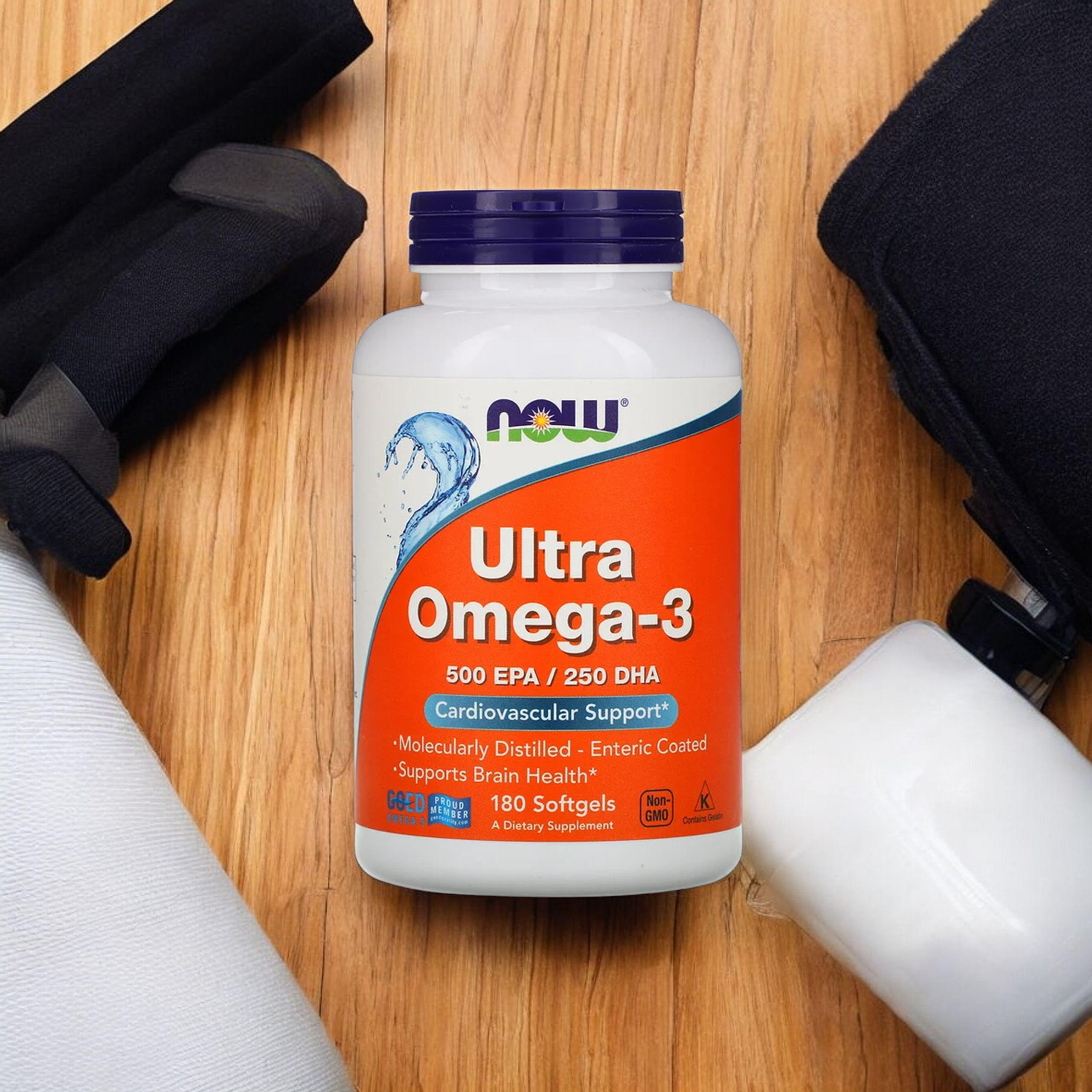 NOW Ultra Omega 3 - 500 EPA / 250 DHA - 2x 180softgels