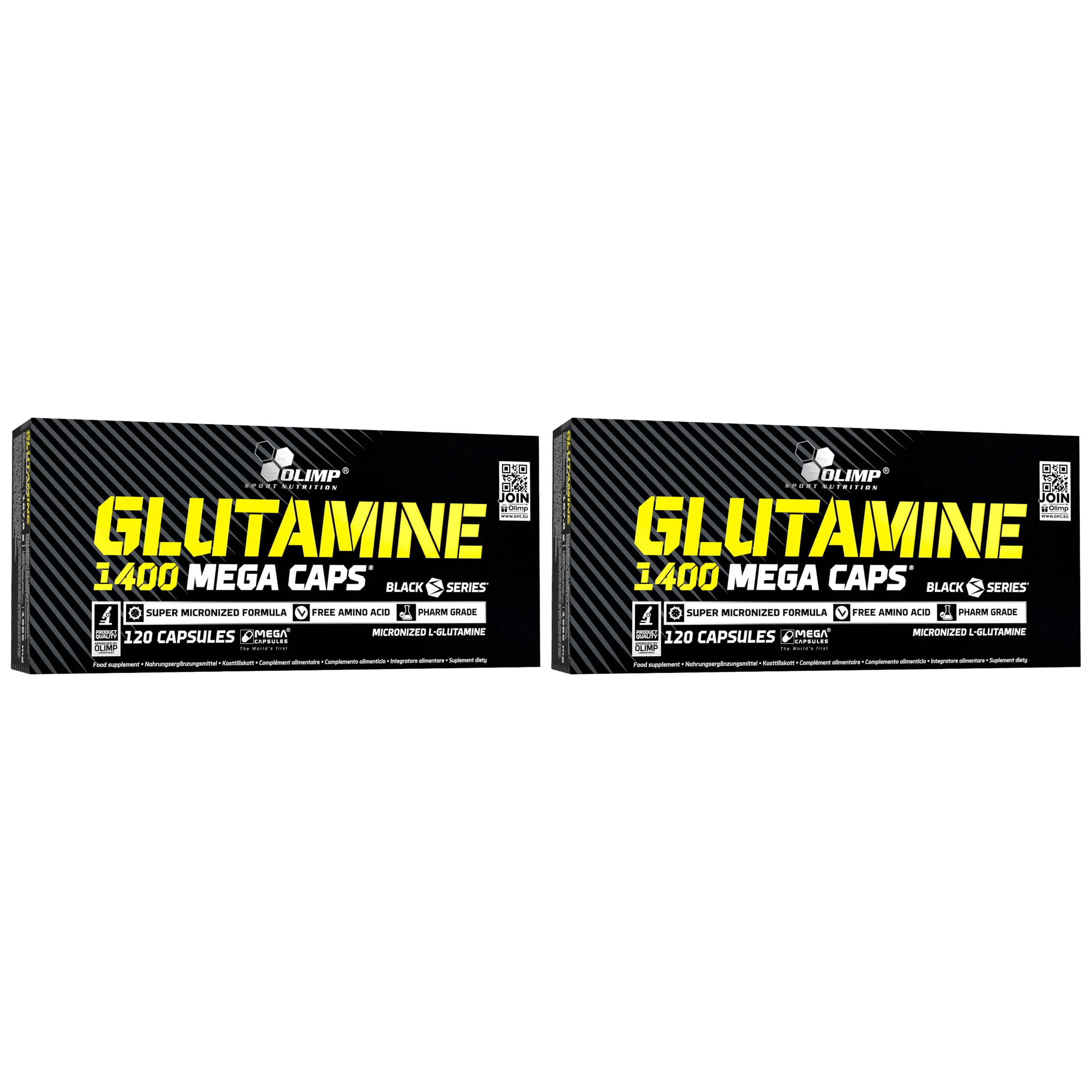 OLIMP L-Glutamine 1400 MC - 2x 120caps