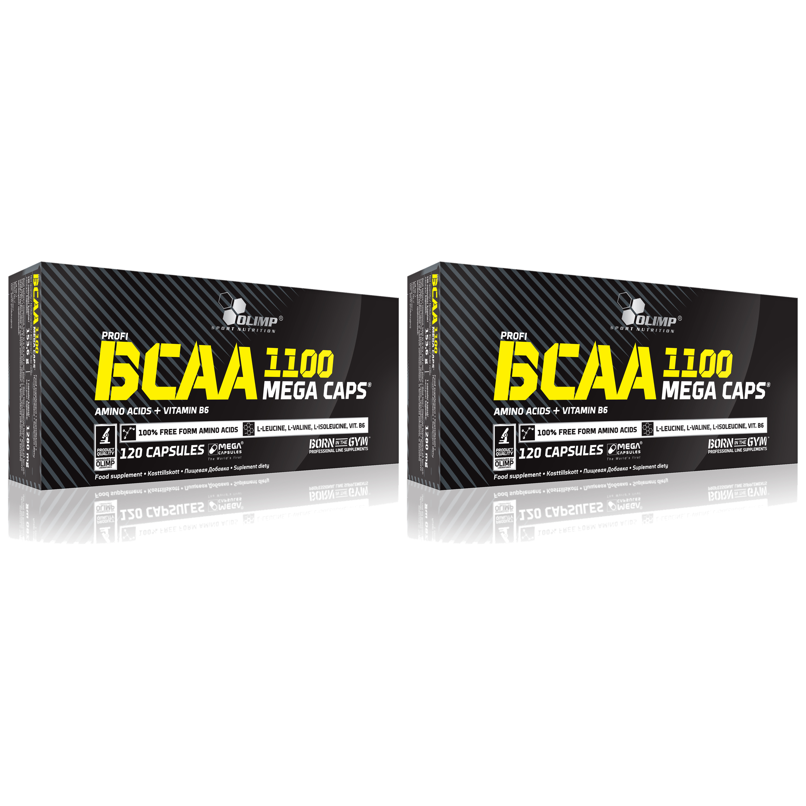 OLIMP BCAA 1100 Mega Caps - 2x 120caps