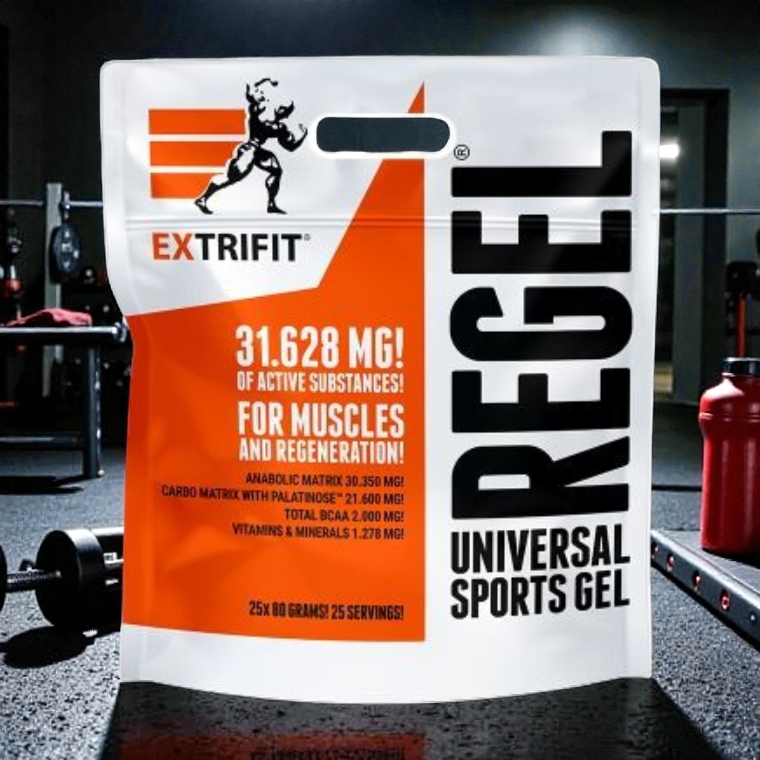 EXTRIFIT - Regel Gel - 25x 2x 80g - Lemon/Orange