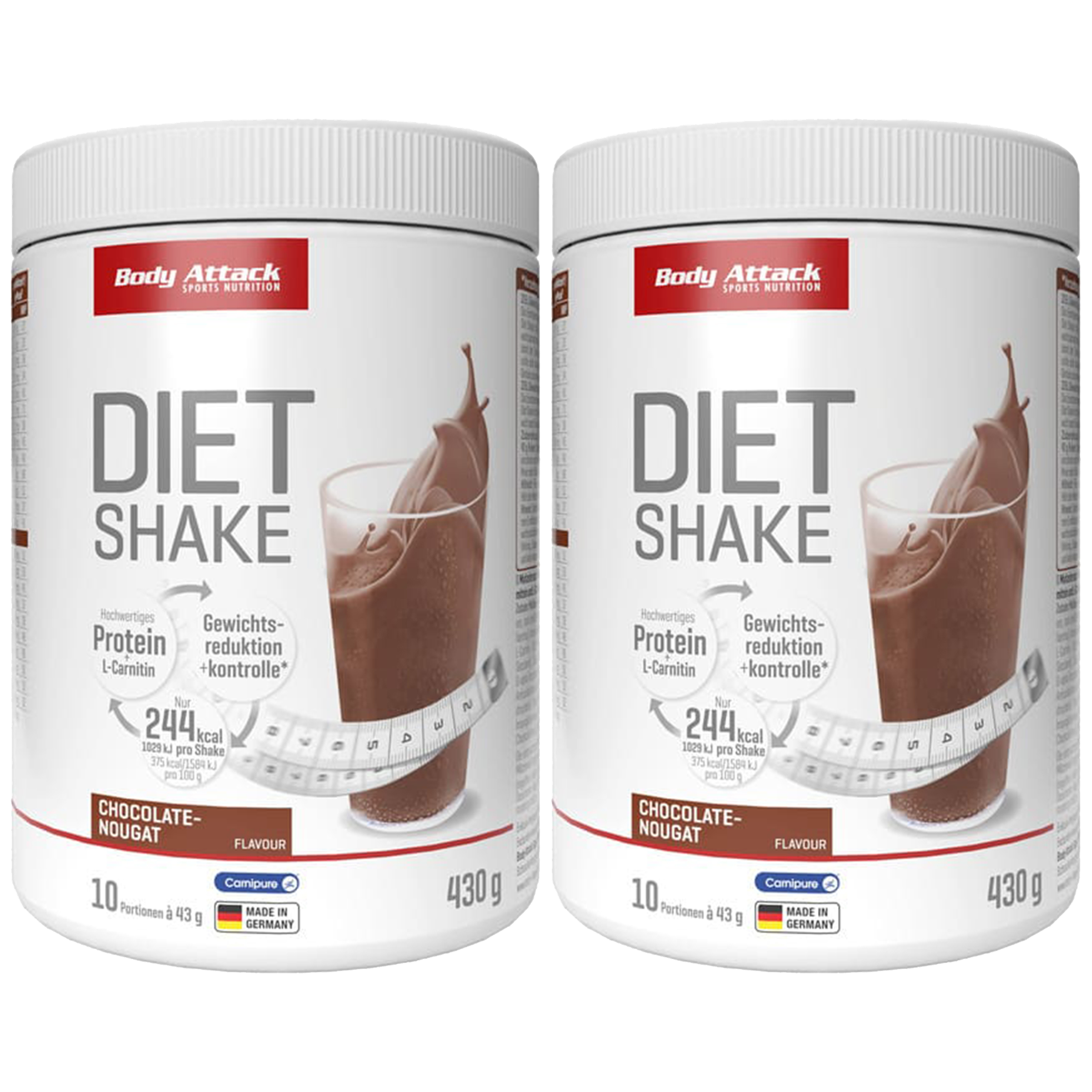 BODY ATTACK - Diet Shake - 2x 430g