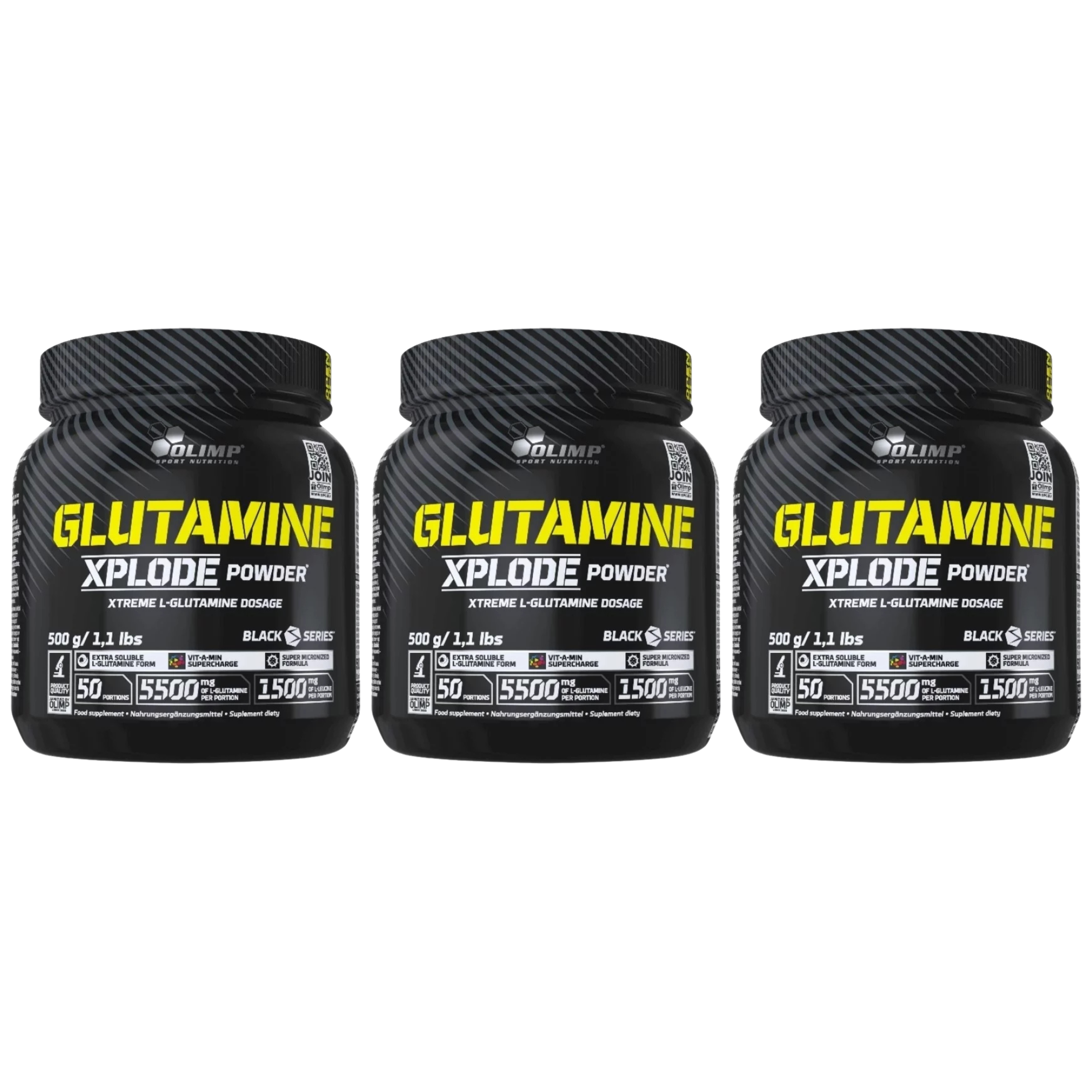 OLIMP Glutamine Xplode - 3x 500g
