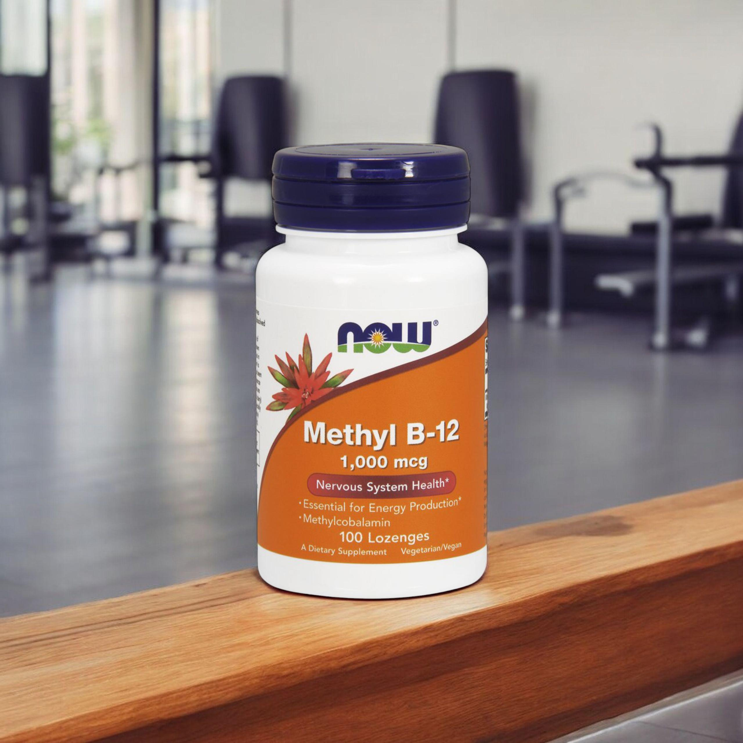 NOW Methyl B-12 1000mcg - 3x 100 lozenges