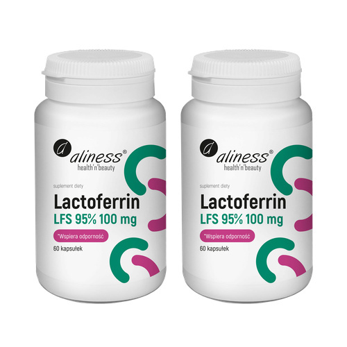 ALINESS Lactoferrin LFS 95% 100mg - 2x 60caps.