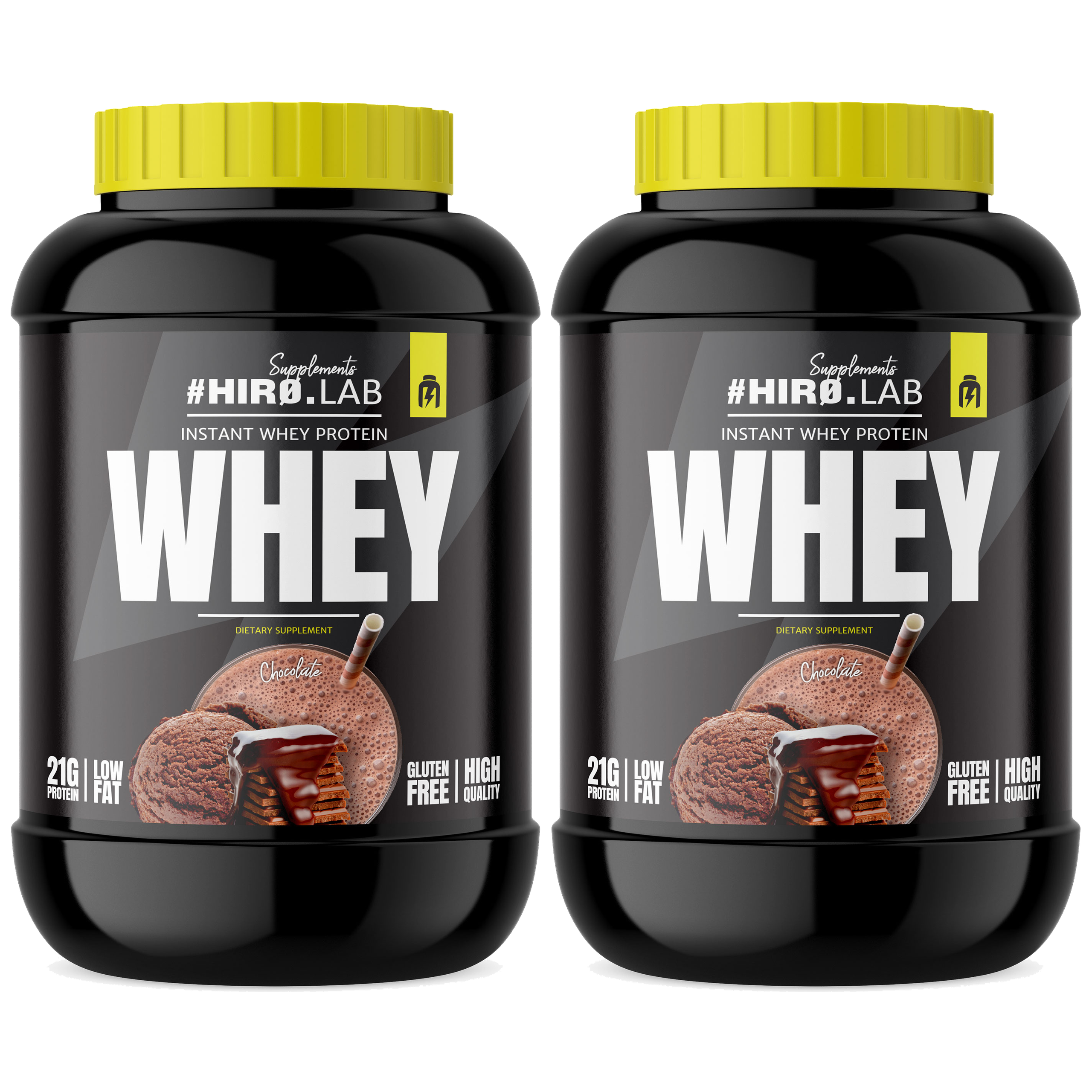 HIRO.LAB Instant Whey Protein - 2x 2000g
