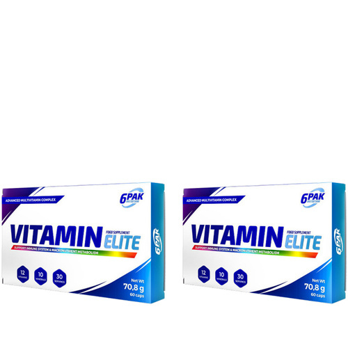 6PAK Vitamin Elite - 2x 60caps