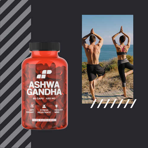 3x MP NUTRITION Ashwagandha 450mg 9% witanolidów - 60 caps