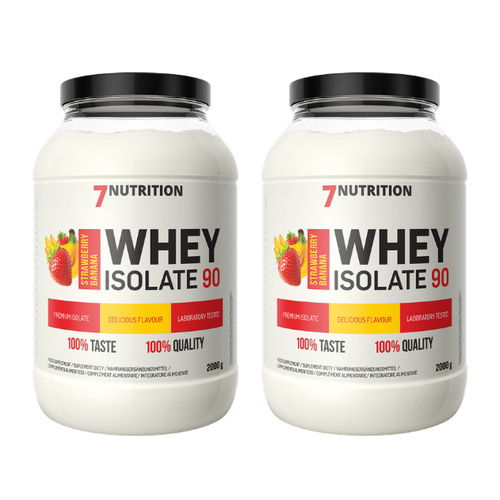 7 NUTRITION Whey Isolate 90 - 2x 2000g
