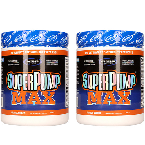 GASPARI NUTRITION - Super Pump Max - 2x 500g - Orange Cooler