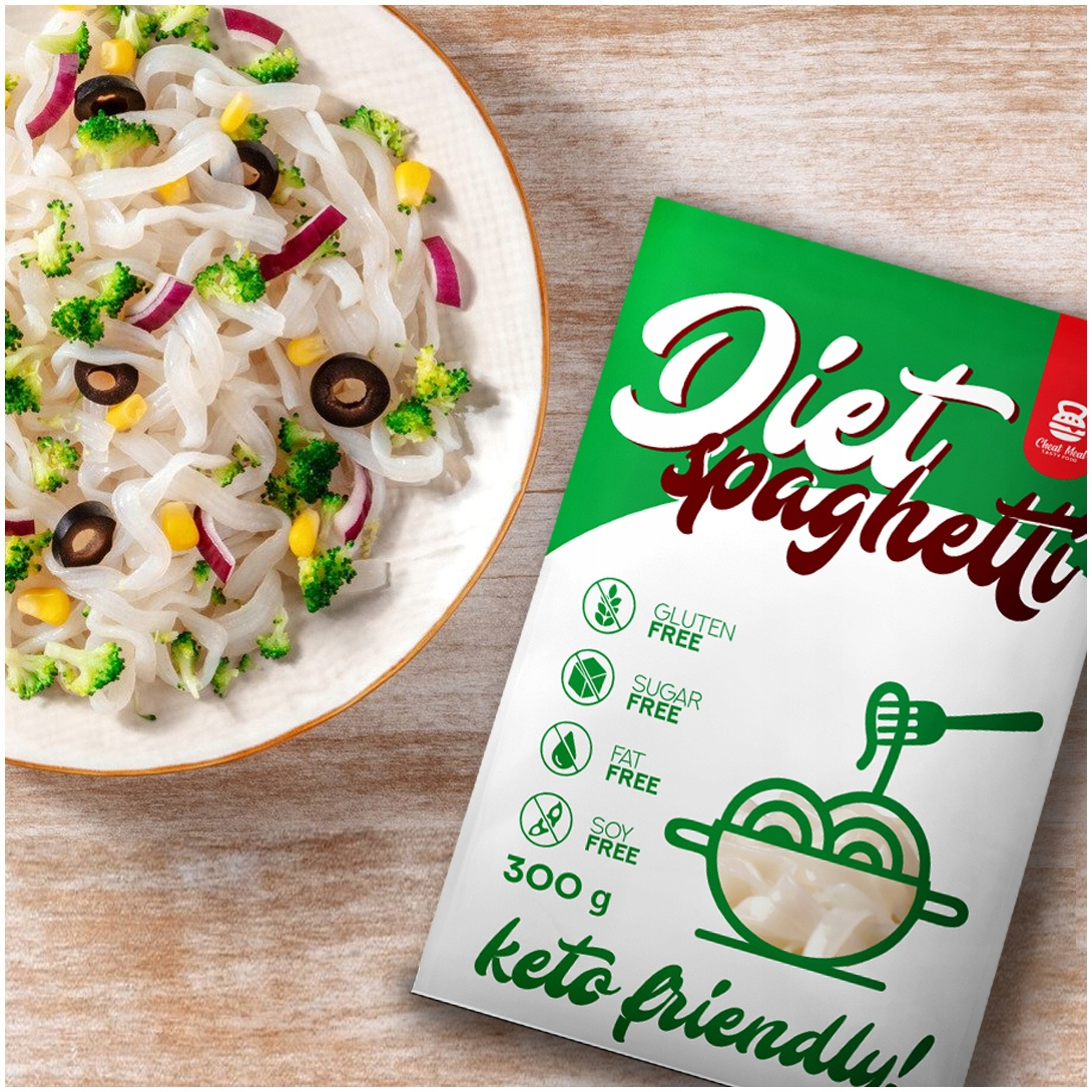 Cheat Meal Nutrition Diet Spaghetti - 6x 400g (6x 300g netto) - Makaron dietetyczny