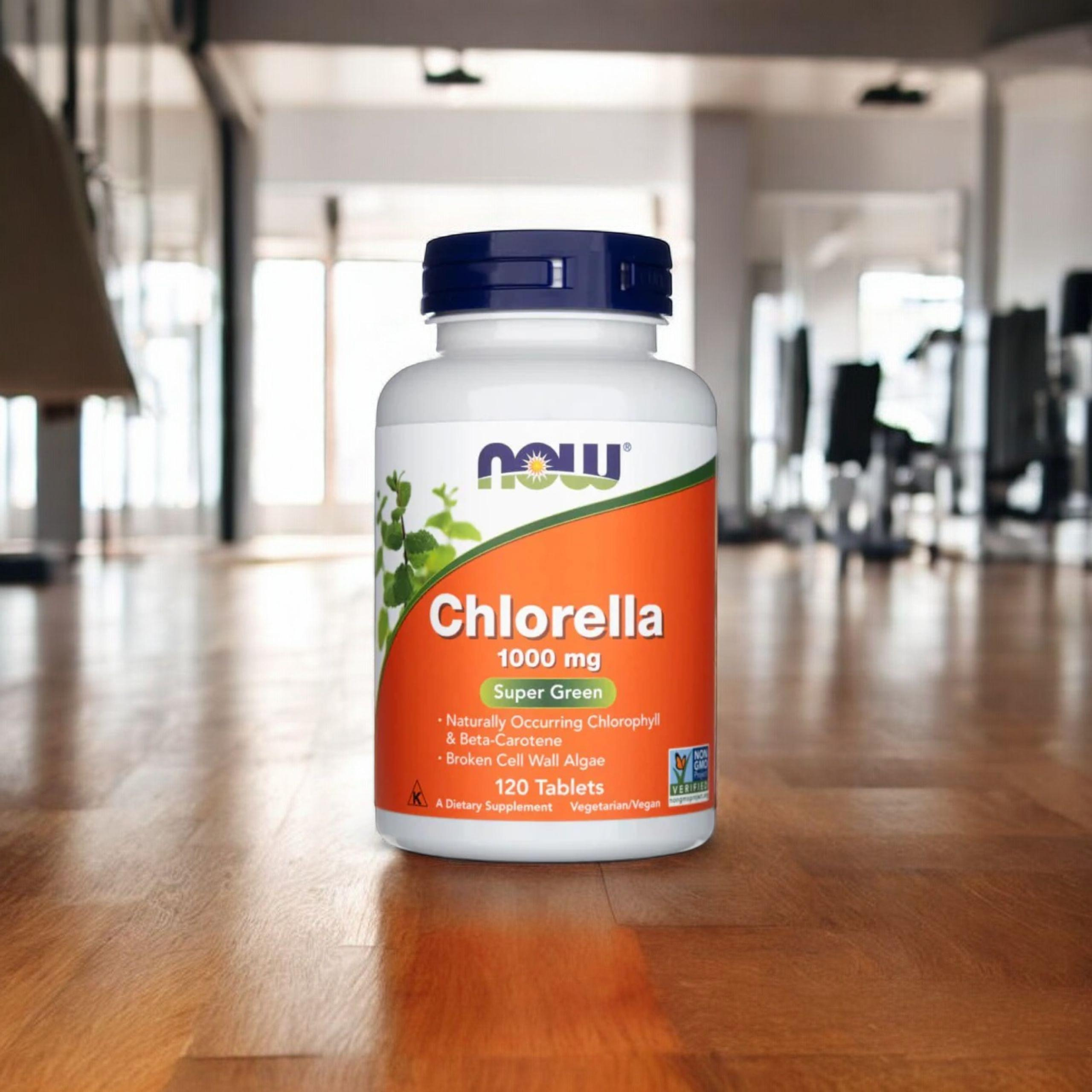 NOW - Chlorella 1000mg - 2x 120tabs.