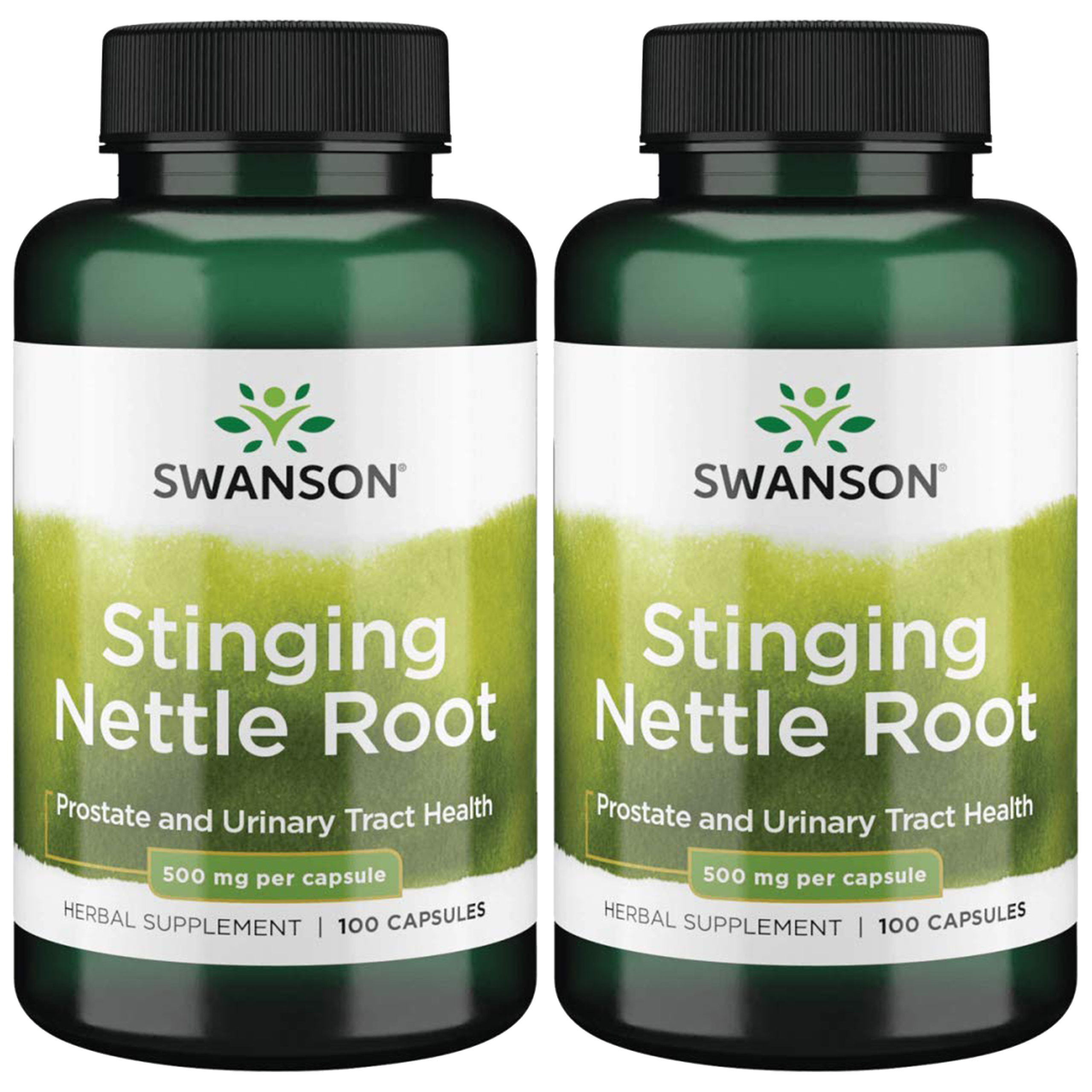SWANSON Stinging Nettle Root 500mg - 100caps. - 2x Pokrzywa zwyczajna