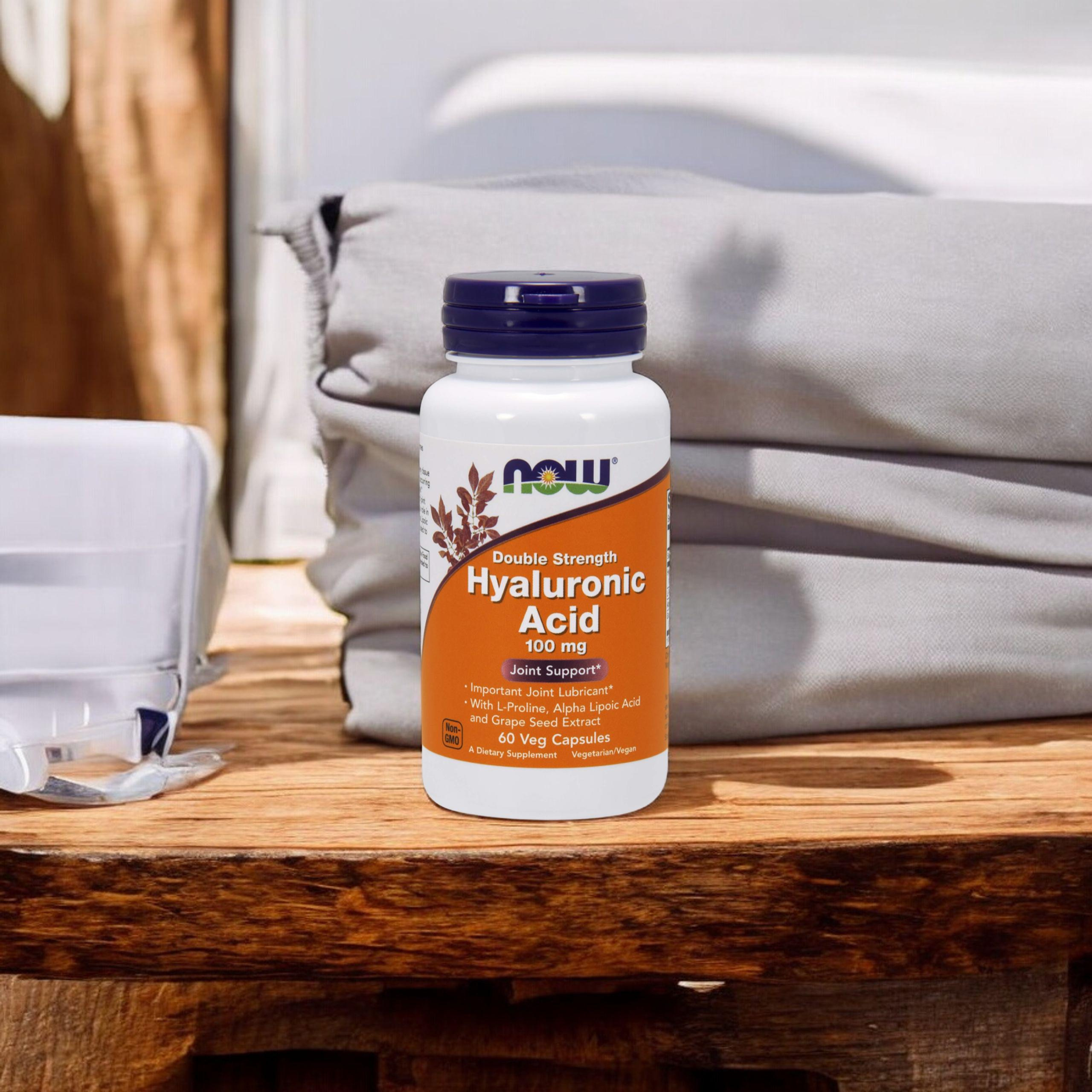 NOW Hyaluronic Acid 100mg - 60vcaps.