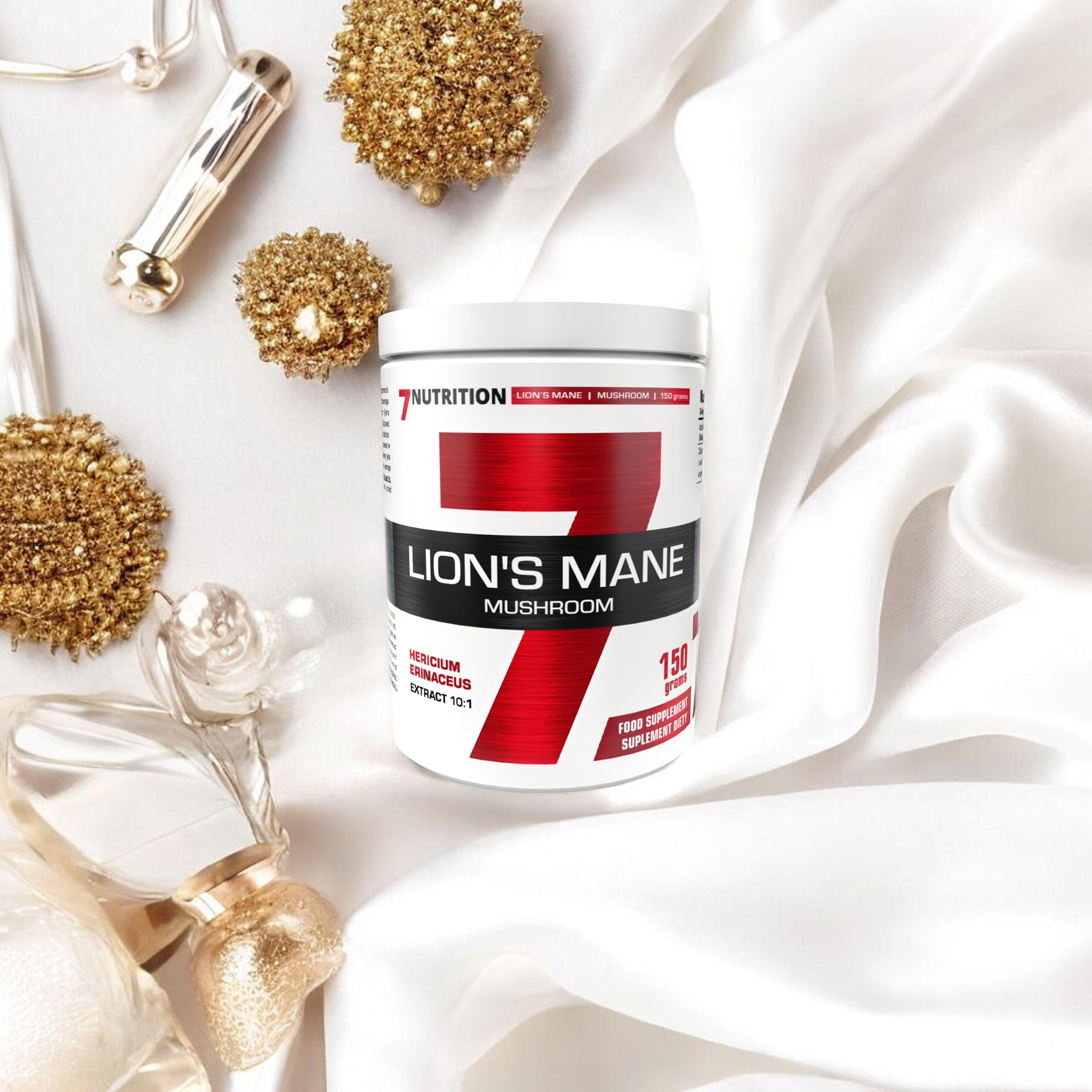 7 NUTRITION Mushroom Lion's Mane - 150g - Soplówka jeżowata
