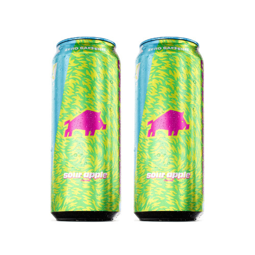 DZIK - Dzik Energy Zero - 2x 500ml - Sour Apple