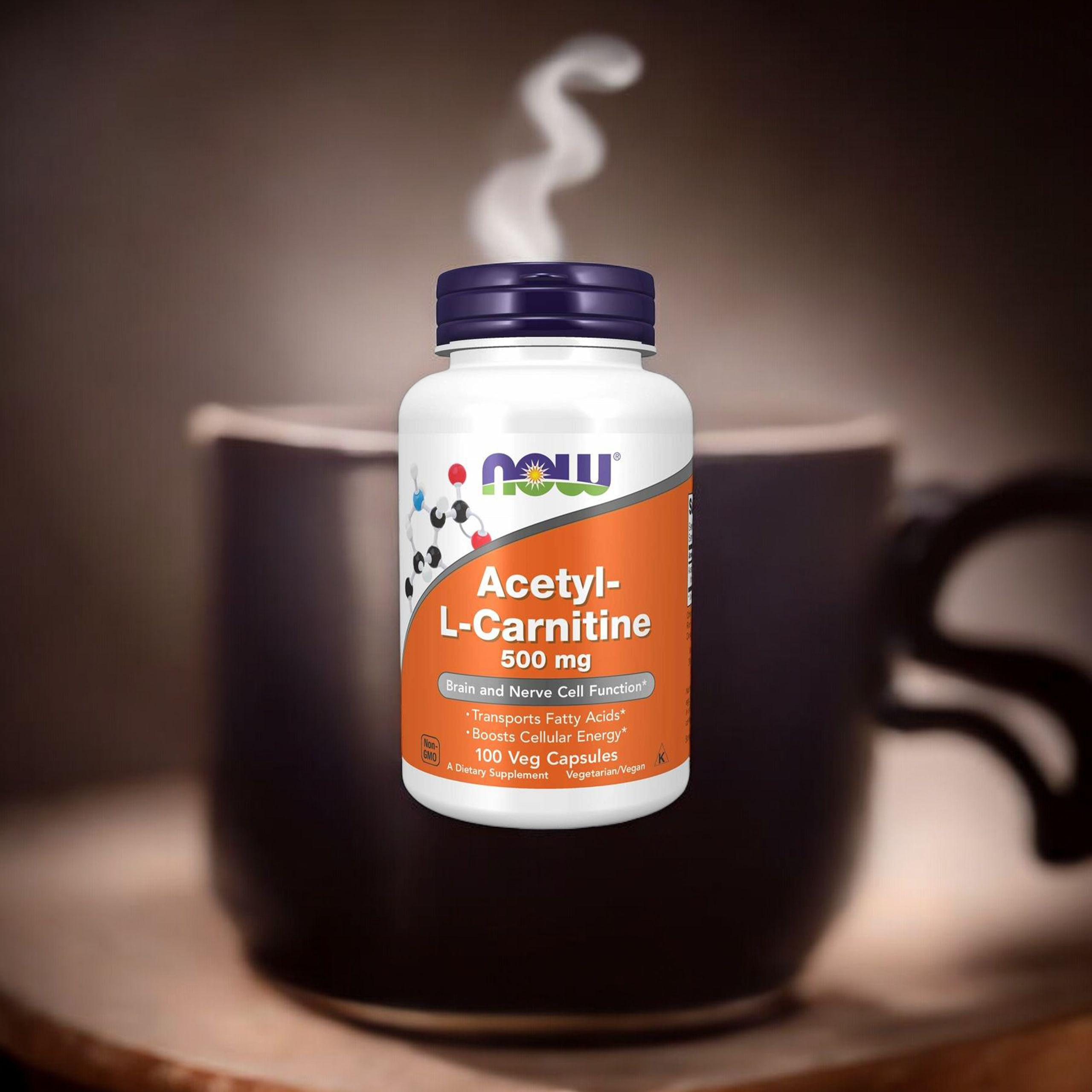 NOW Acetyl L-Carnitine 500mg - 3x 100vcaps.
