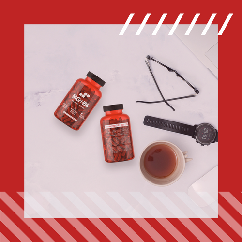 MP NUTRITION Mg + B6 - 90tabs - Magnez + Witamina B6