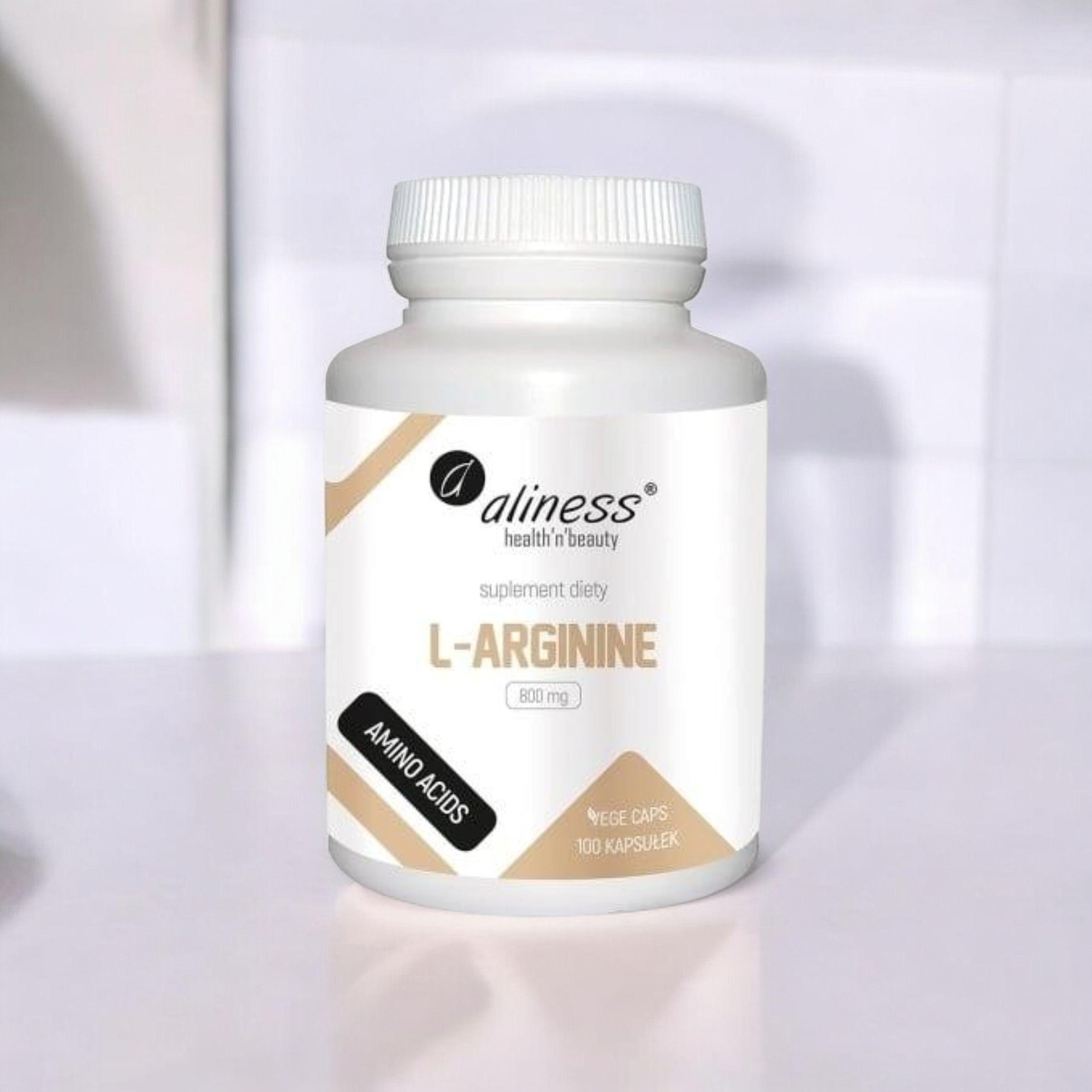 ALINESS - L-Arginine 800mg - 100vcaps. x3