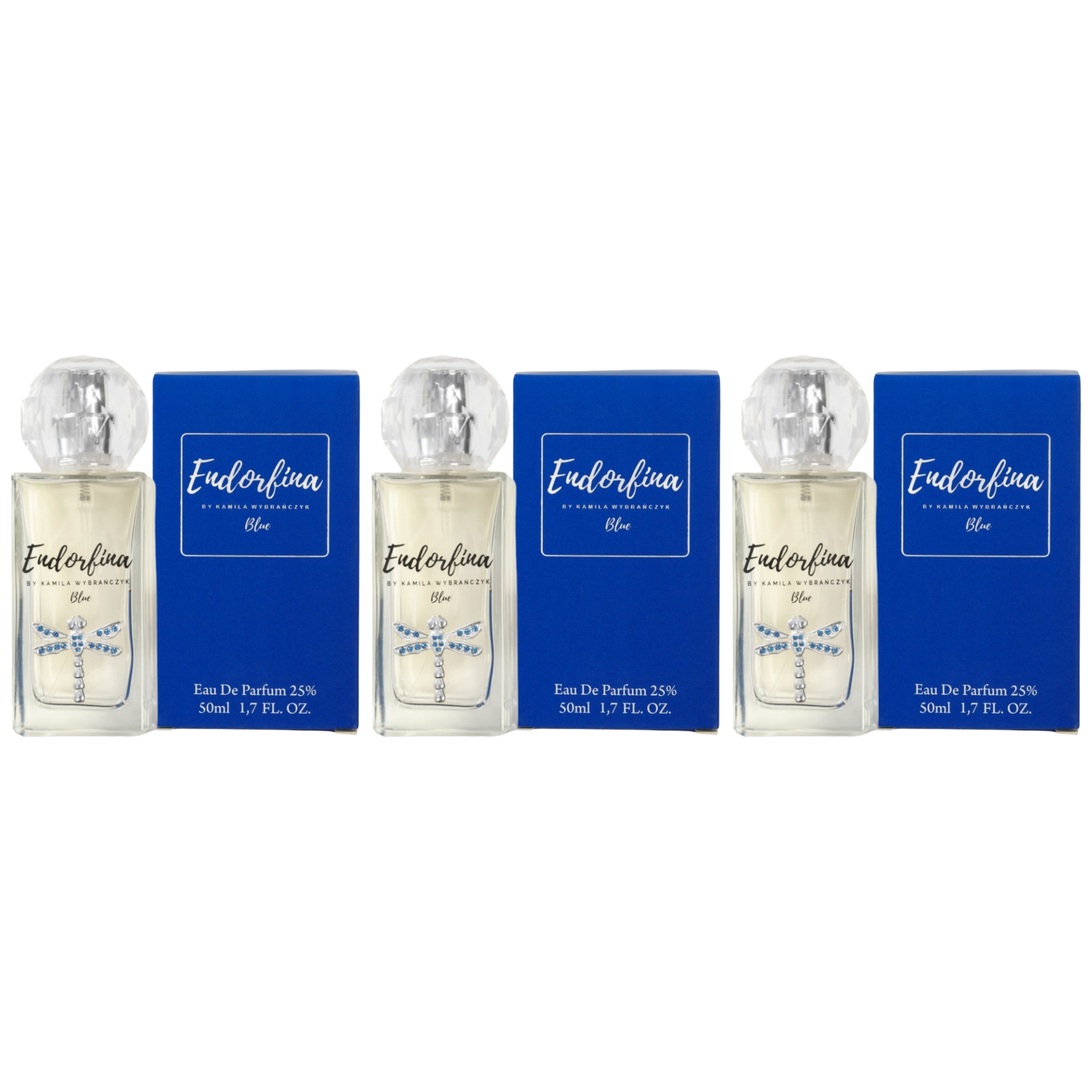 KAMILA WYBRAŃCZYK - Perfumy Endorfina - 3x 50ml 