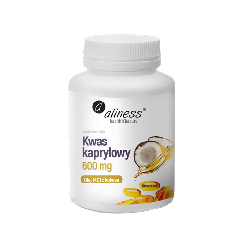 ALINESS - Kwas Kaprylowy 600mg (60% C8) - 90caps.
