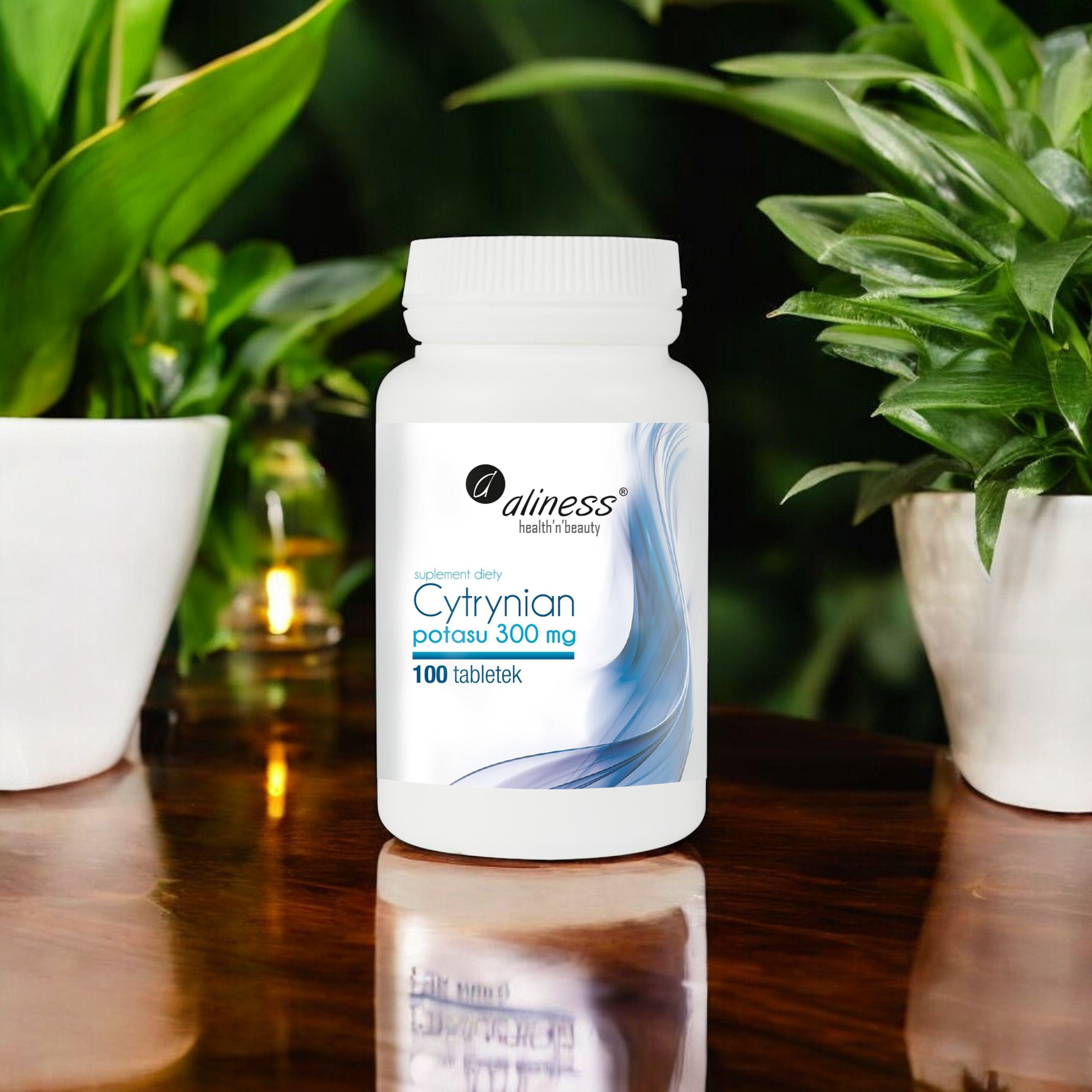 ALINESS - Cytrynian Potasu 300mg - 2x 100vtabs.