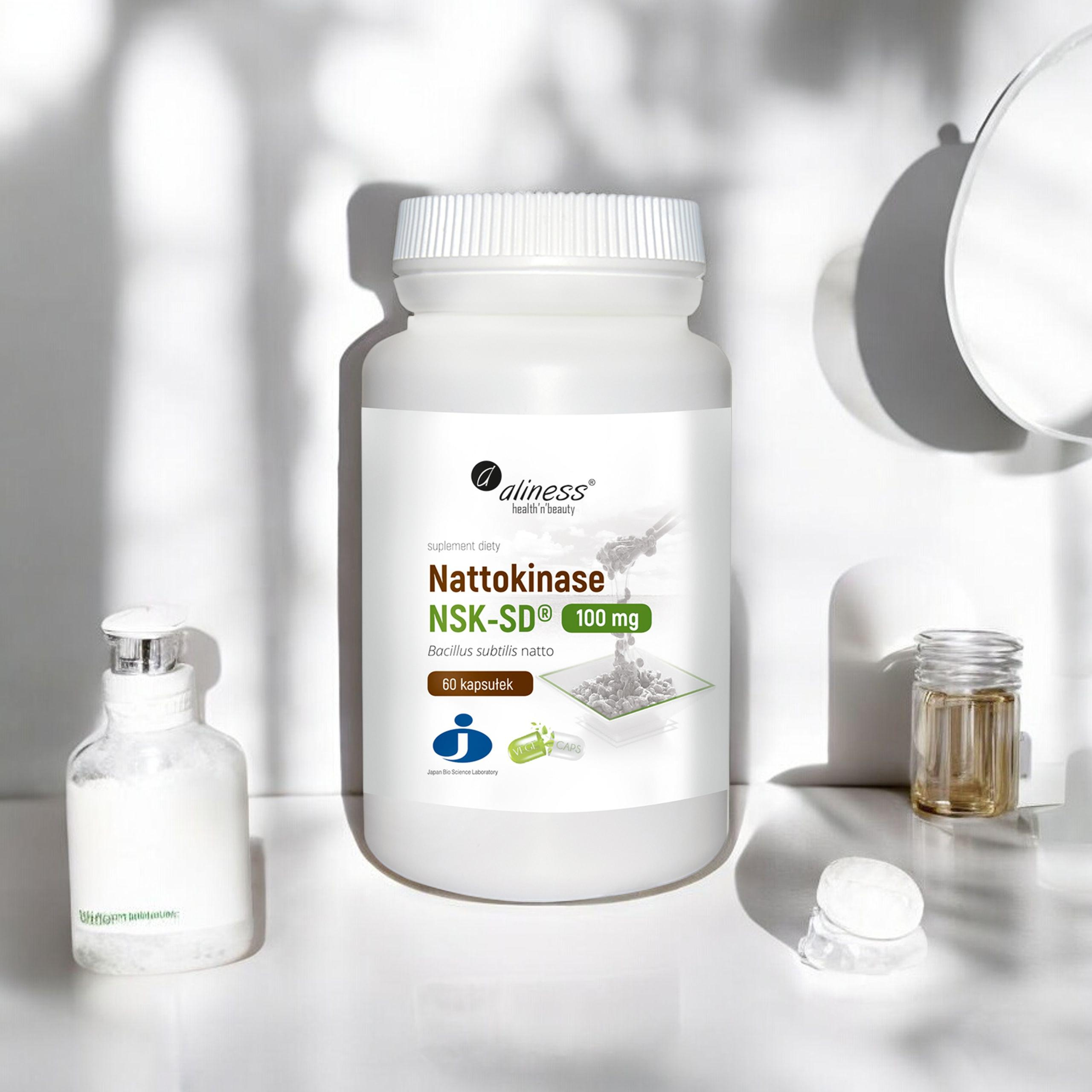 ALINESS Nattokinase NSK-SD 100mg - 2x 60caps.
