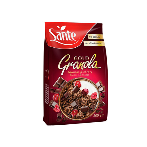 SANTE Granola Gold Brownie Cherry - 300g