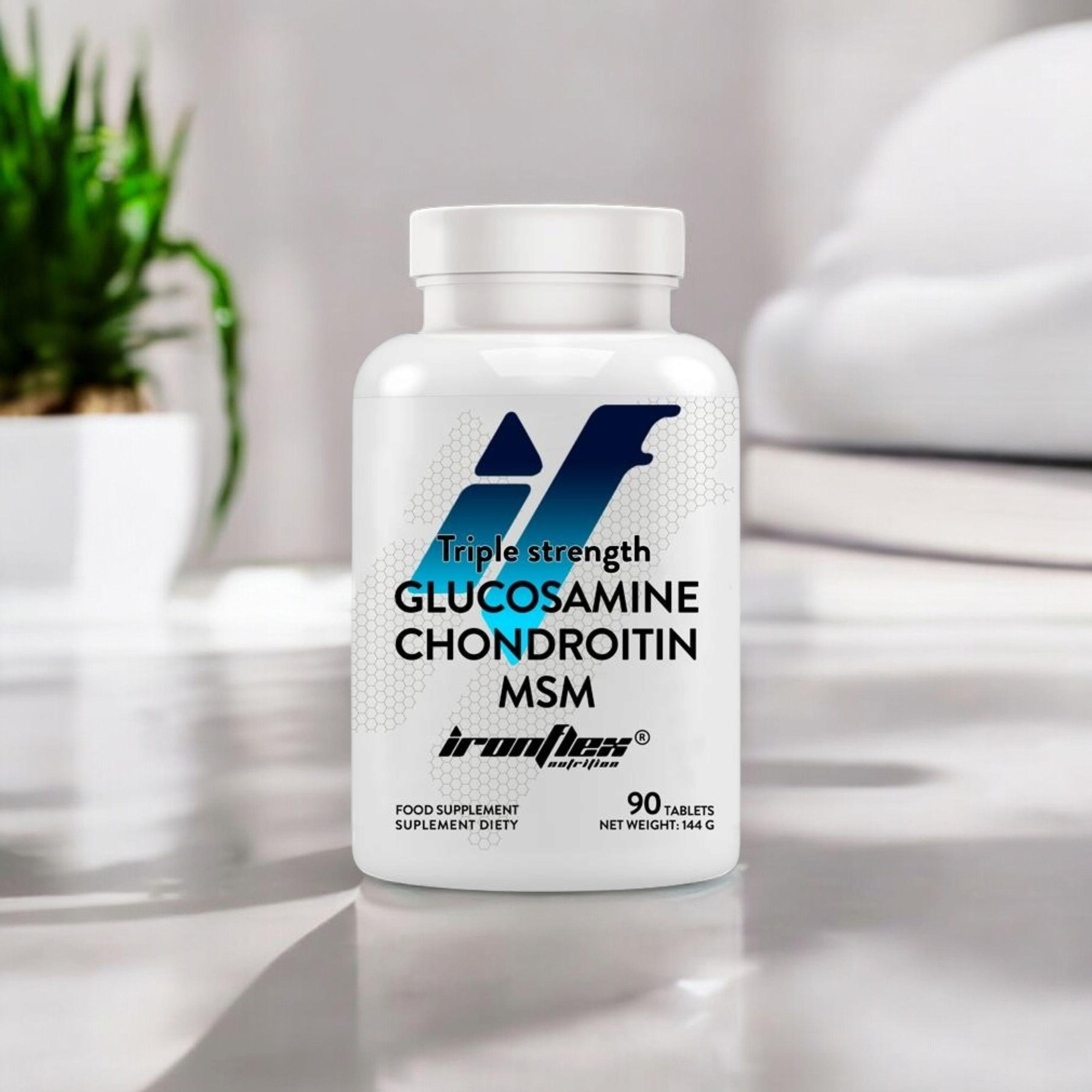 IRONFLEX - Glucosamine Chondroitin MSM - 3x 90 tabs