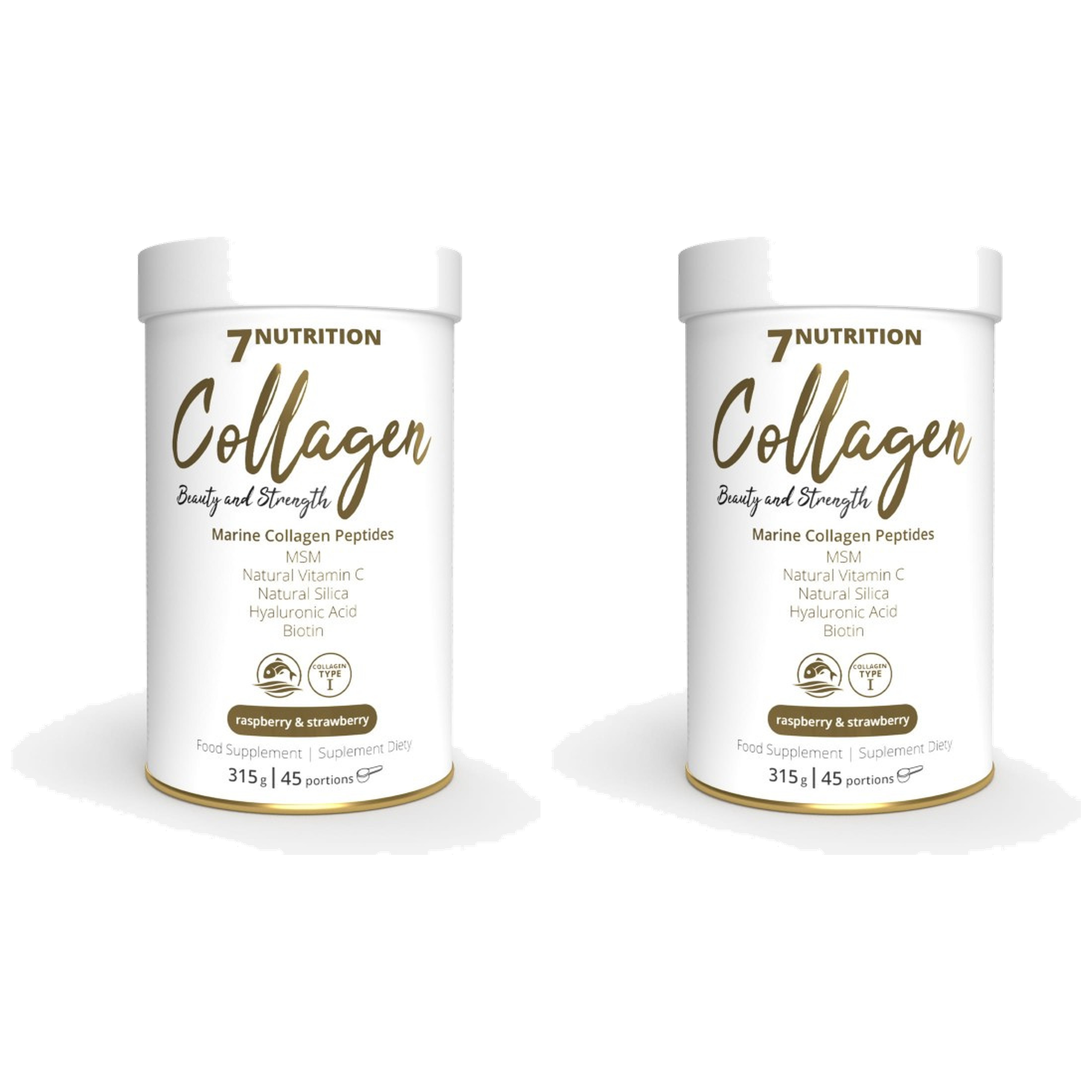7 NUTRITION - Marine Collagen - 2x 315g - Cherry