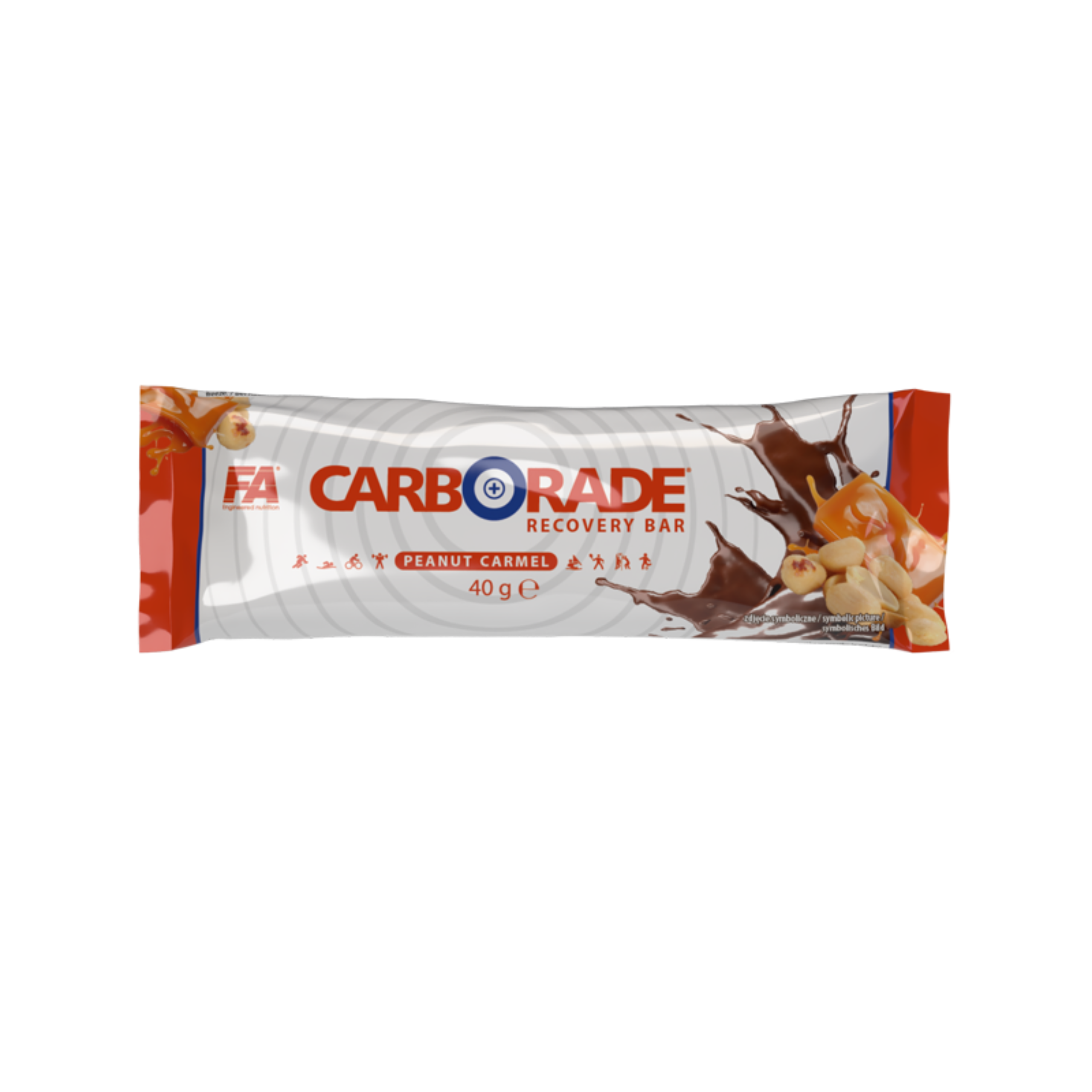 FITNESS AUTHORITY - Carborade Recovery Bar - 24x 2x 40g 