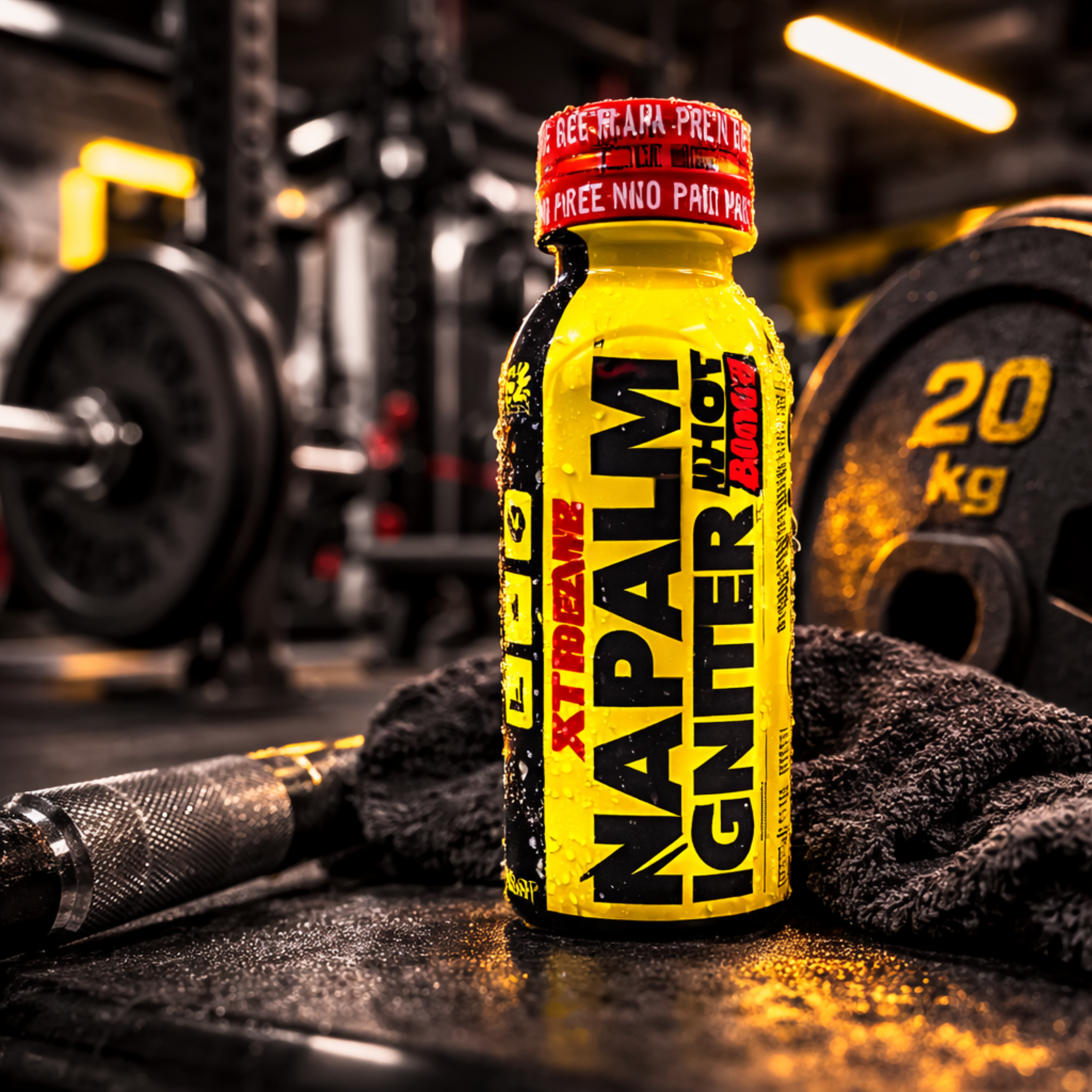 FITNESS AUTHORITY - Napalm Igniter Juice Shot - 12x 3x 120ml