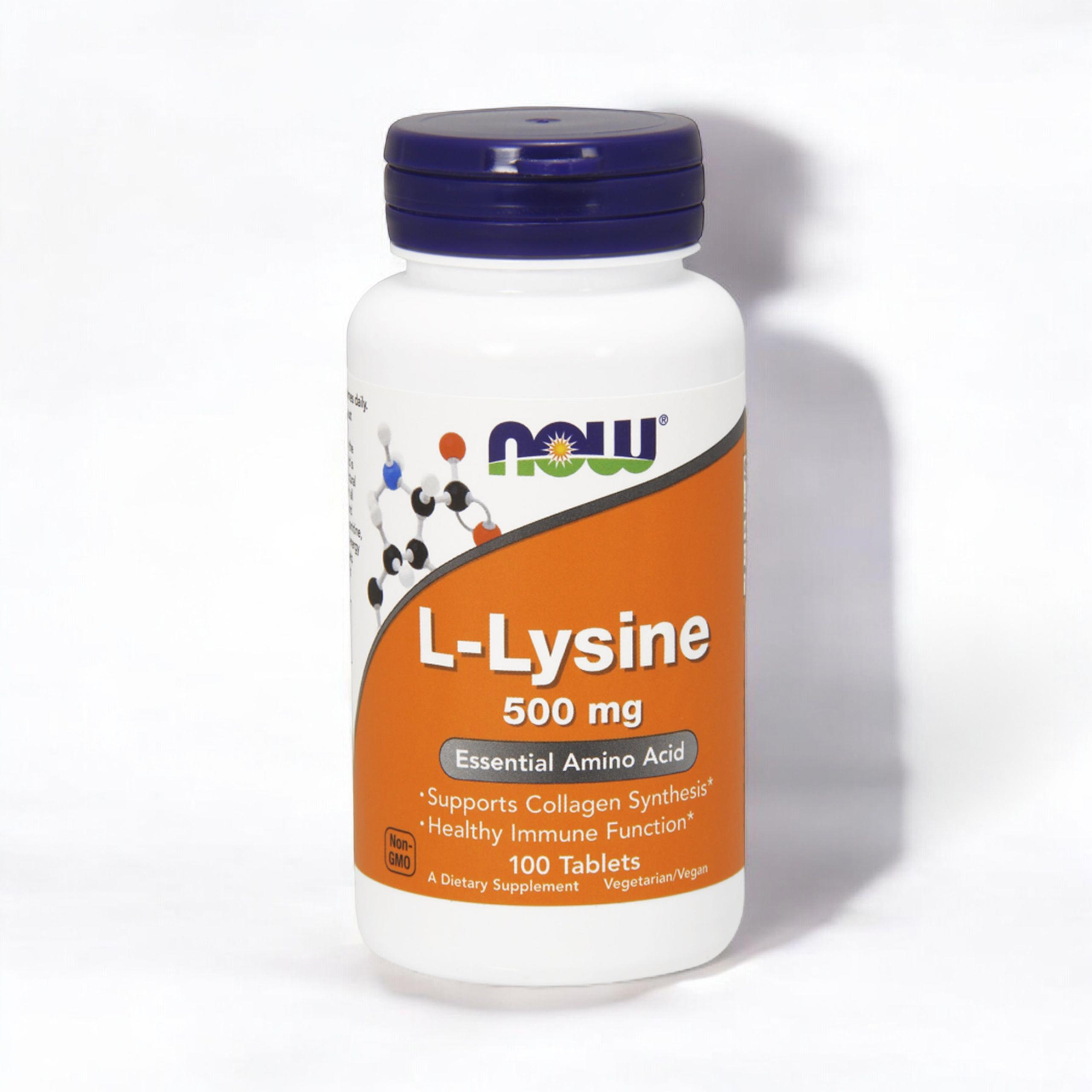 NOW L-Lysine - 2x 100tab