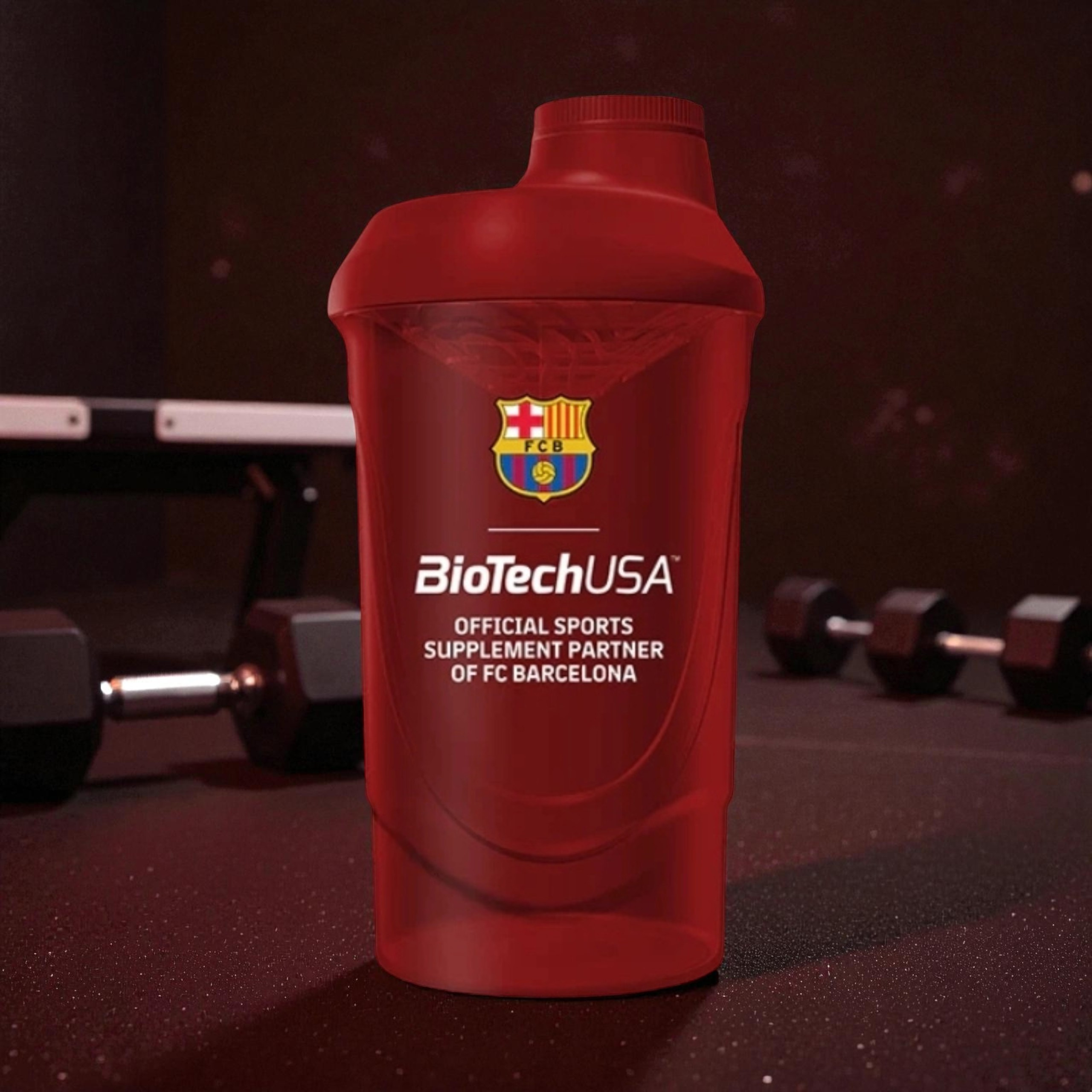BIOTECH - Shaker Biotech FC Barcelona - 600ml - Red