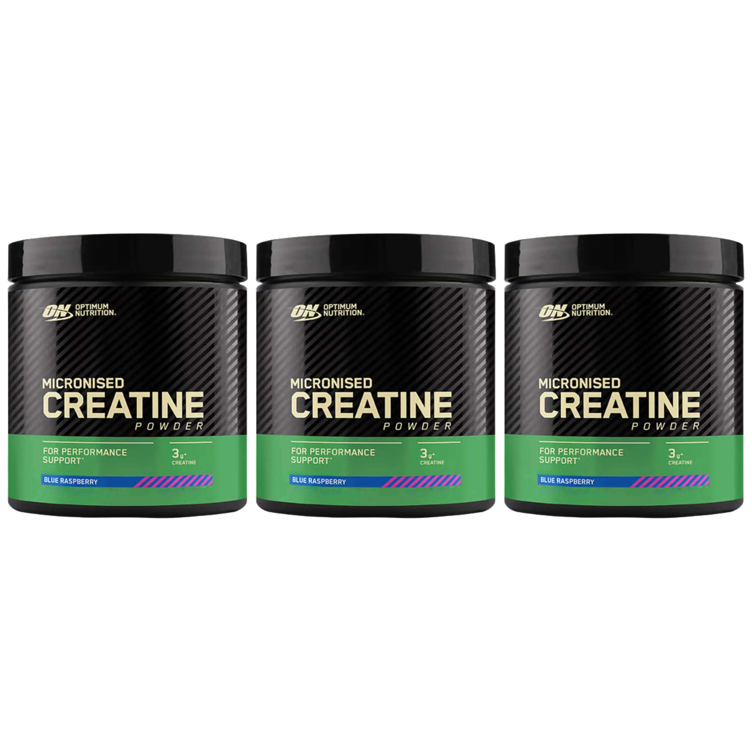 OPTIMUM NUTRITION Micronised Creatine - 3x 317g - Blue Raspberry