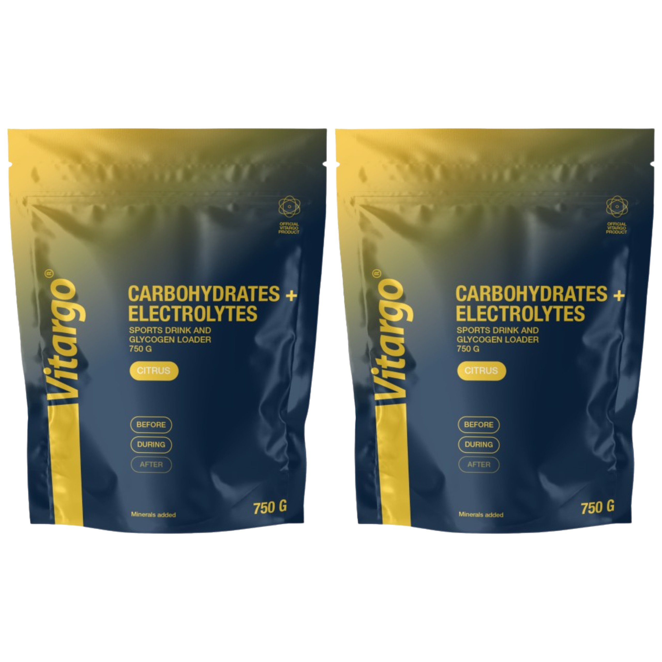 VITARGO - Carbohydrates + Electrolyte - 2x 750g - Citrus