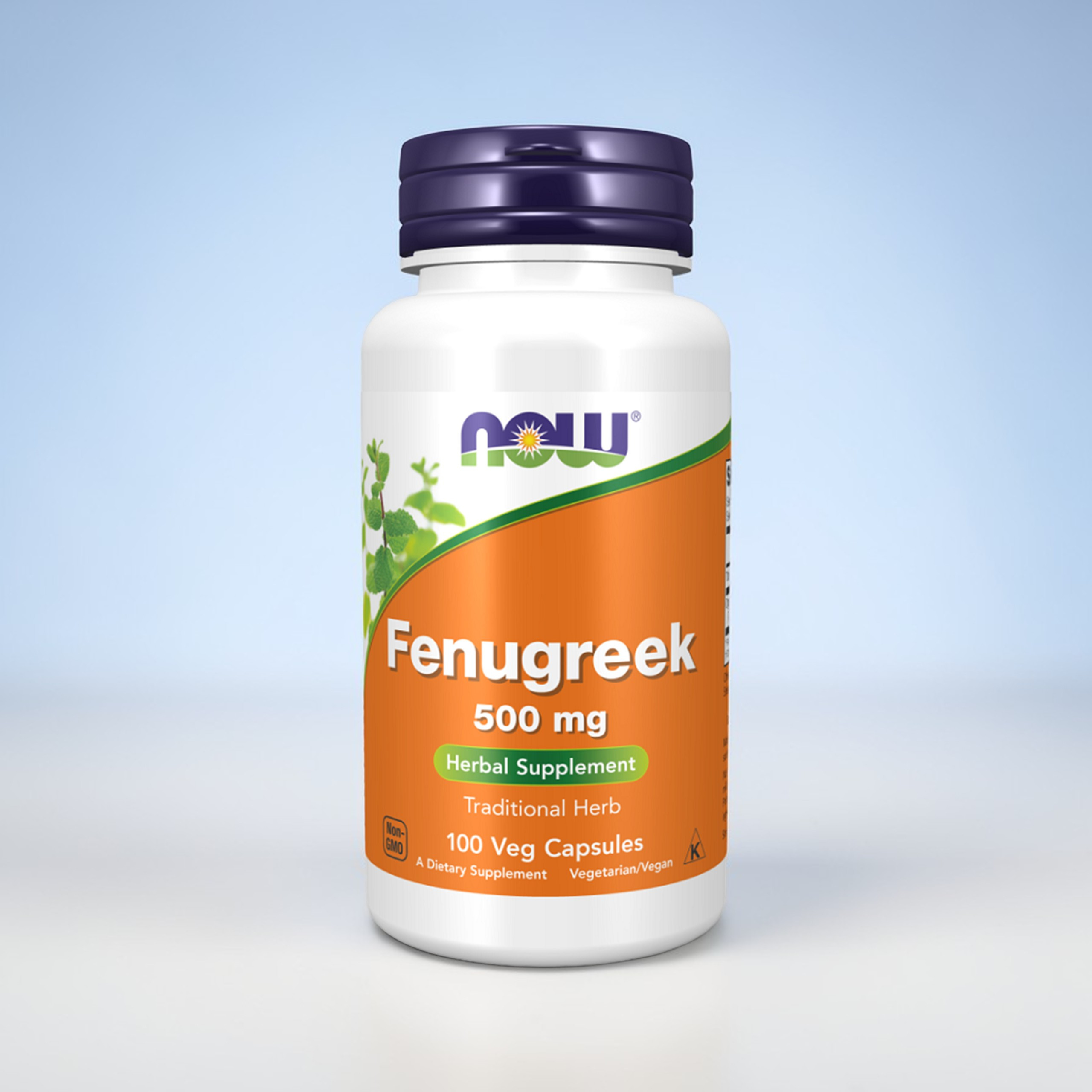 NOW Fenugreek 500mg - 3x 100vcaps