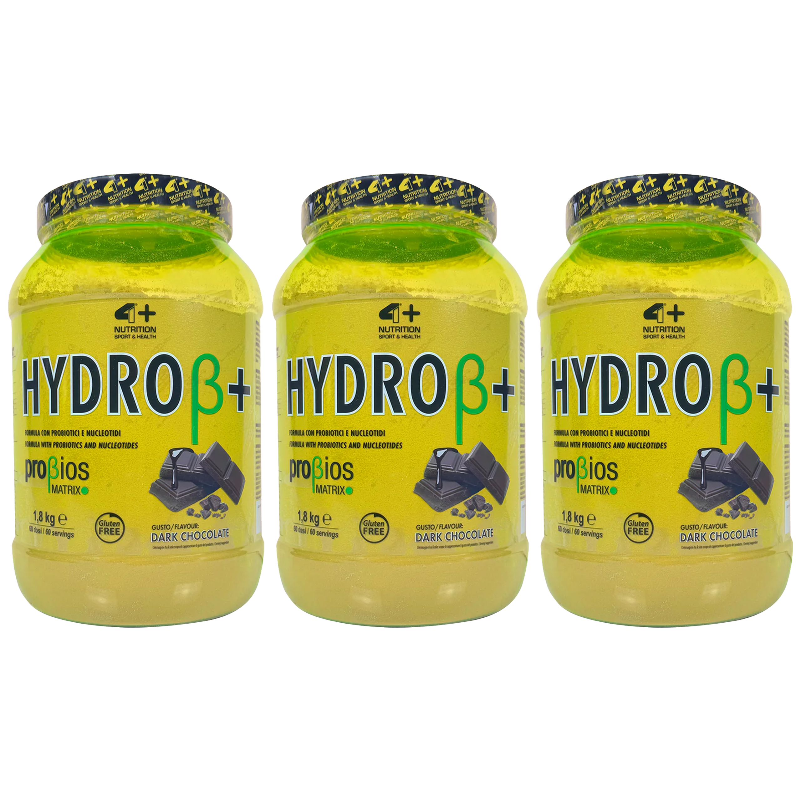 4+ NUTRITION HYDRO+ Probiotics - 3x 1800g