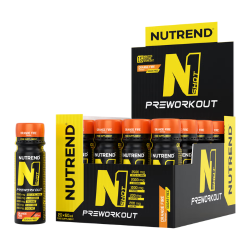 NUTREND - N1 Shot PreWorkout - 20x 2x 60ml