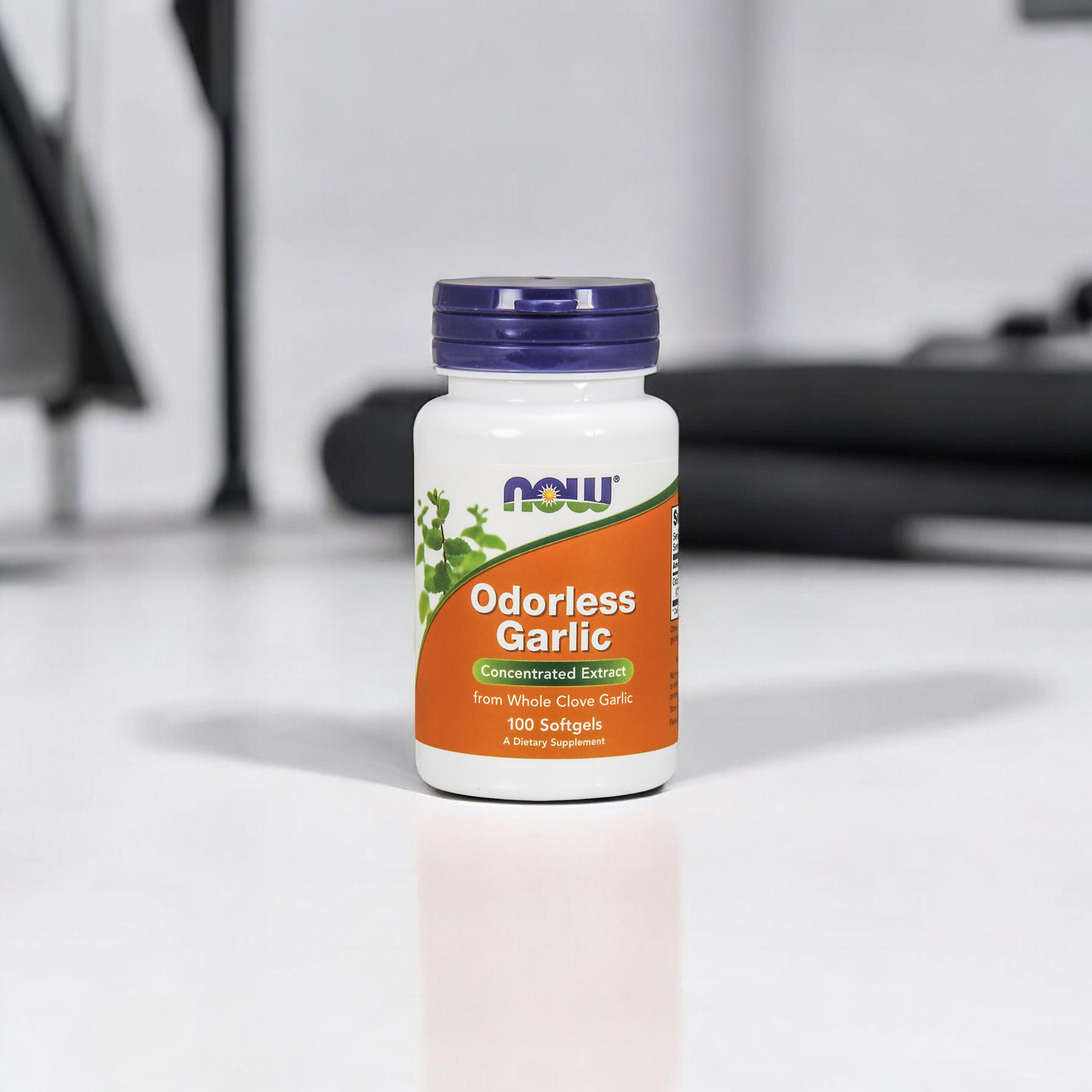 NOW Odorless Garlic - 2x 100soft gels