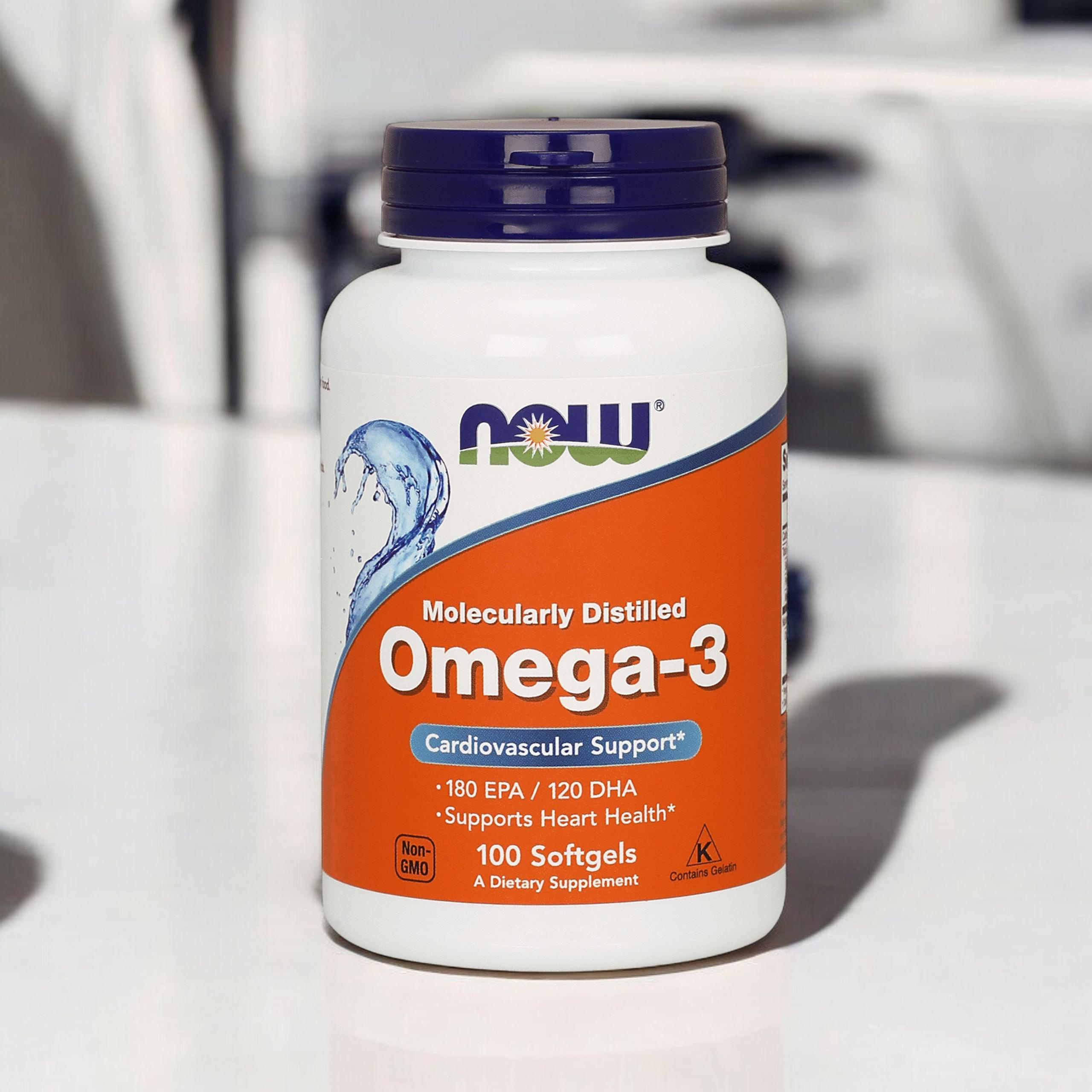 NOW Omega-3 - 3x 100soft gels