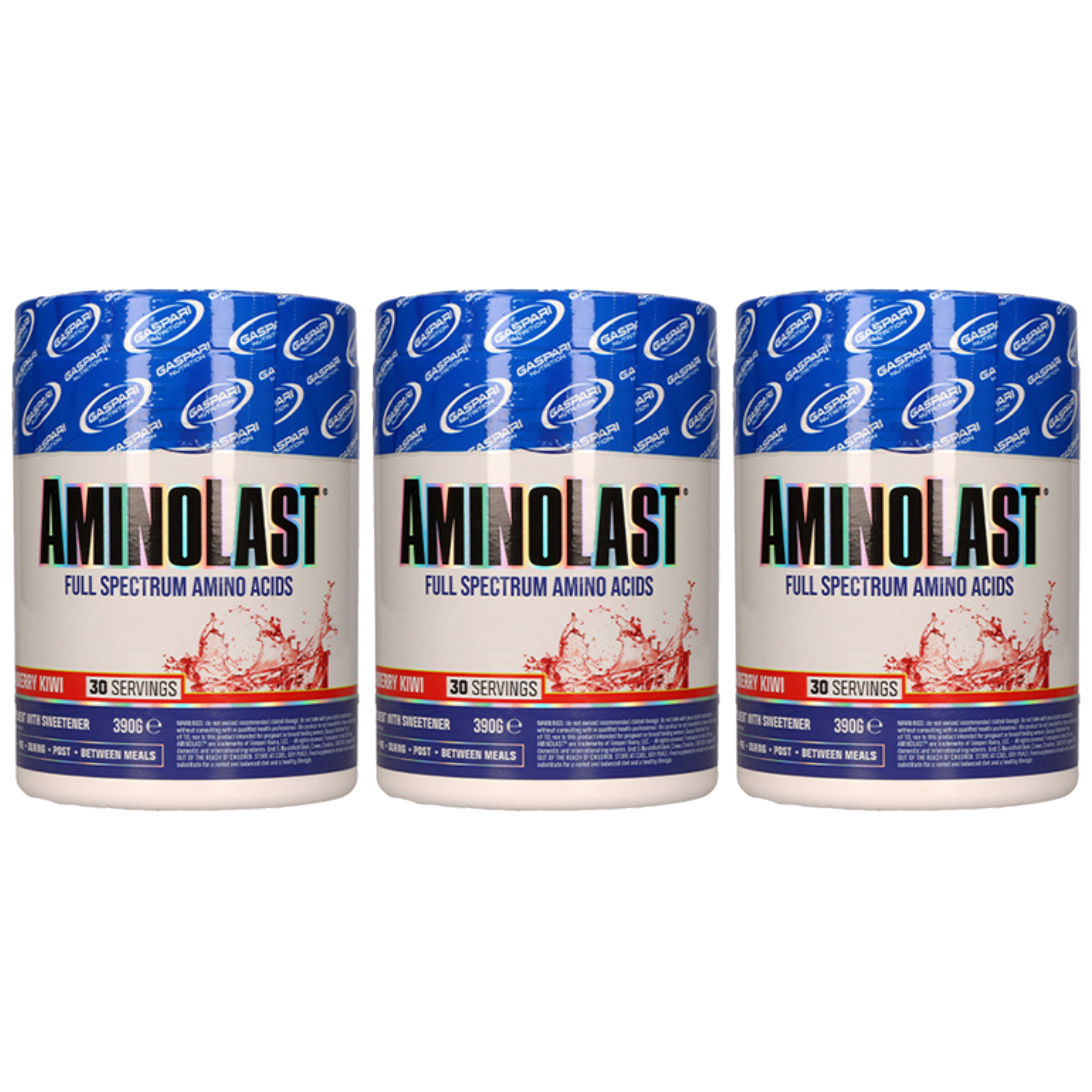 GASPARI NUTRITION - Aminolast - 3x 390g - Strawberry Kiwi