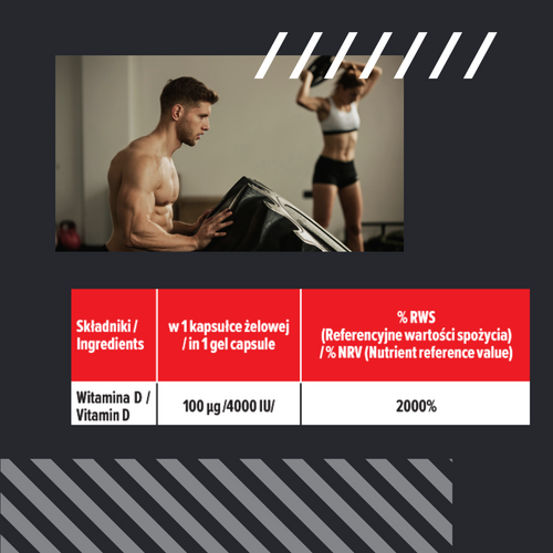 MP NUTRITION Vitamin D3 4000IU - 120 softgels