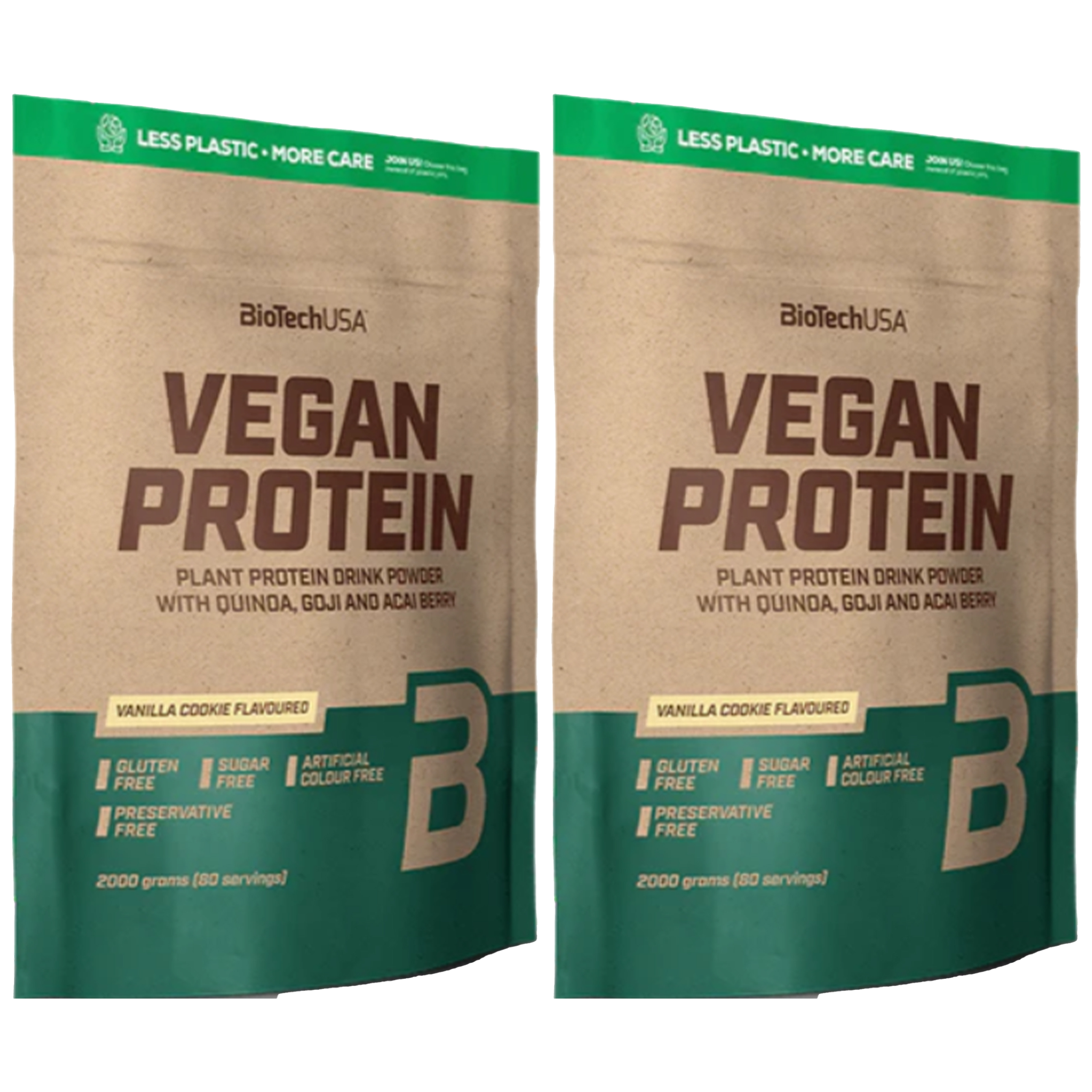BioTech USA Vegan Protein - 2x 2000g