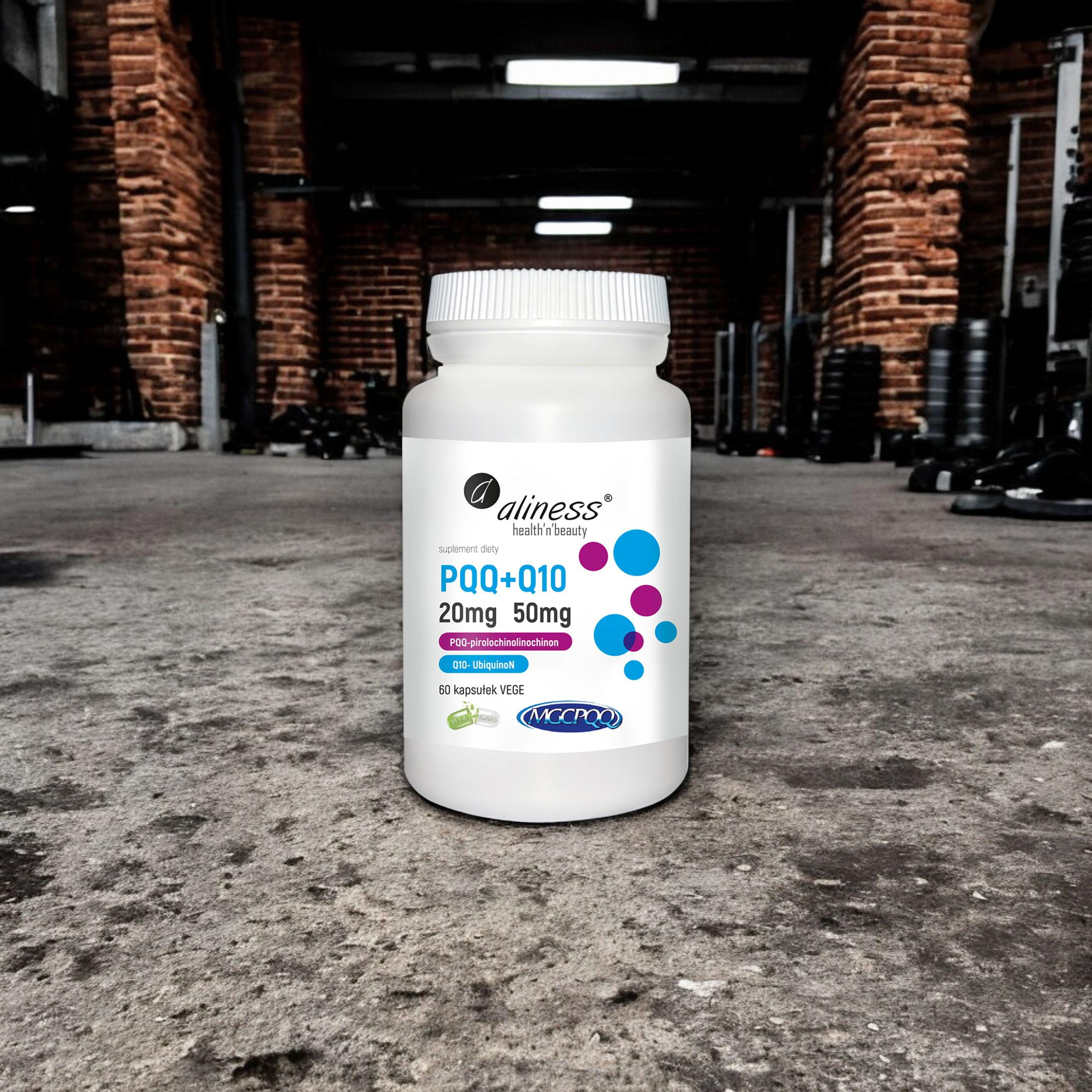 ALINESS PQQ MGCPQQ® 20 mg + Q10 50 mg - 2x 60vcaps.